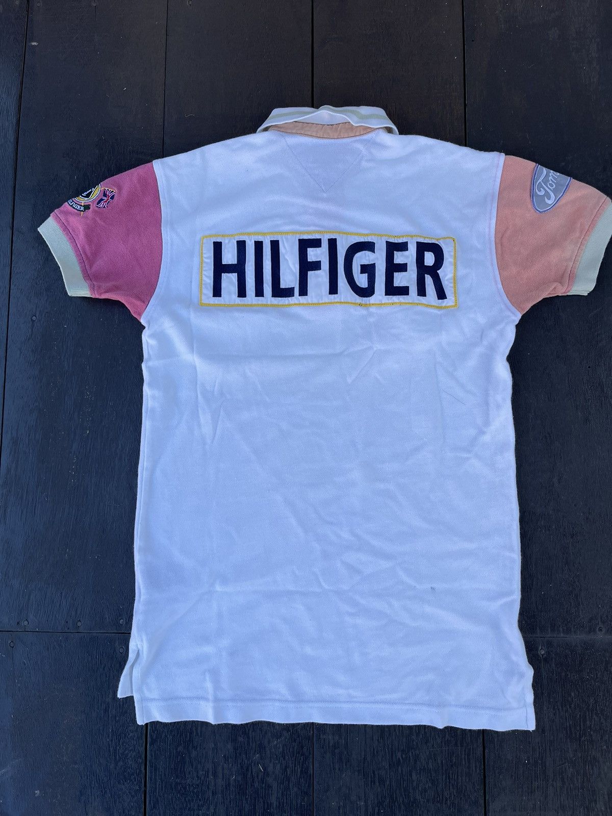 Lotus Shoes × Tommy Hilfiger × Vintage Tommy Hilfinger Collar Shirt Vintage Embroidery Logo Size US S / EU 44-46 / 1 - 11 Thumbnail