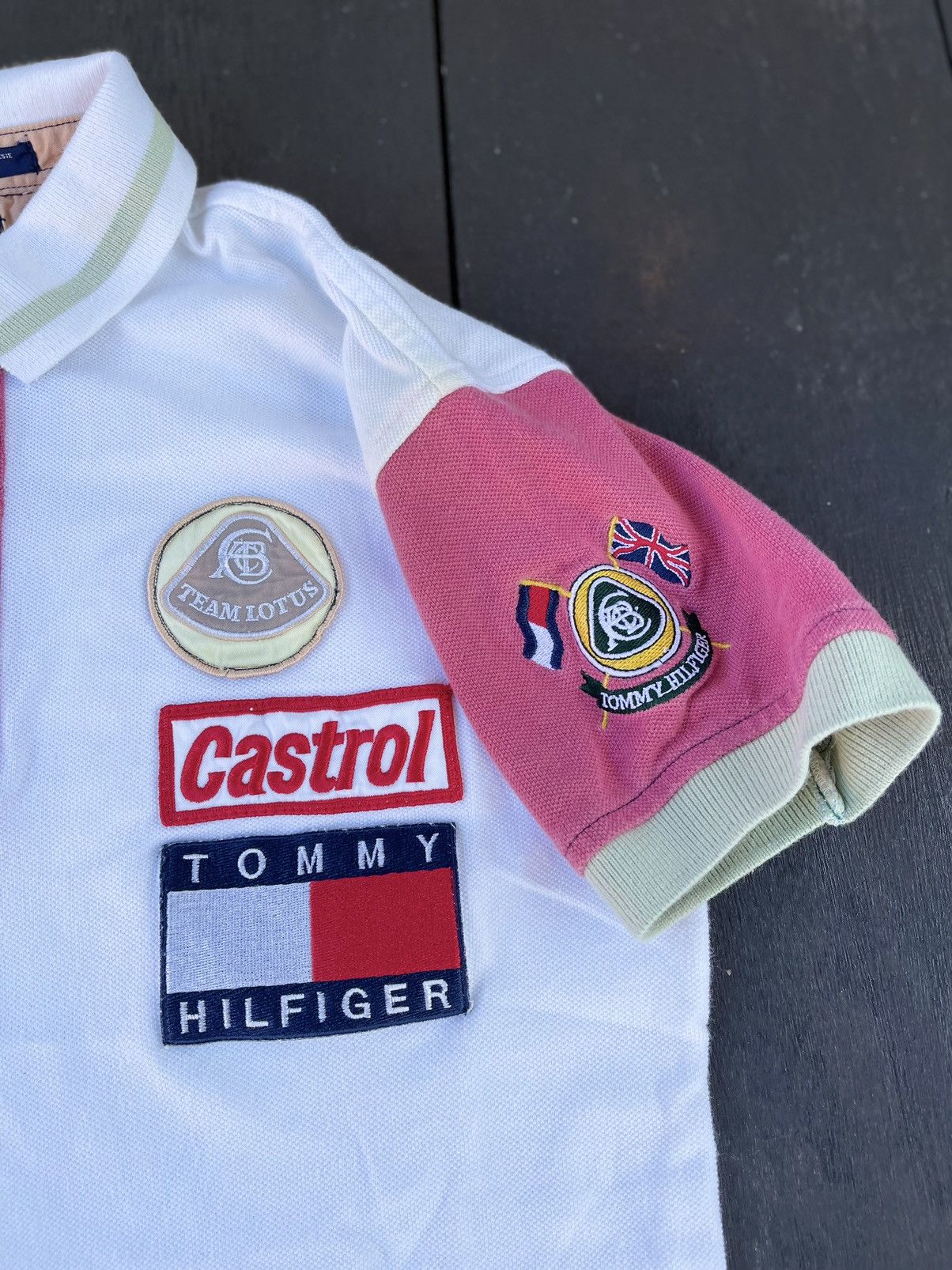 Lotus Shoes × Tommy Hilfiger × Vintage Tommy Hilfinger Collar Shirt Vintage Embroidery Logo Size US S / EU 44-46 / 1 - 6 Thumbnail
