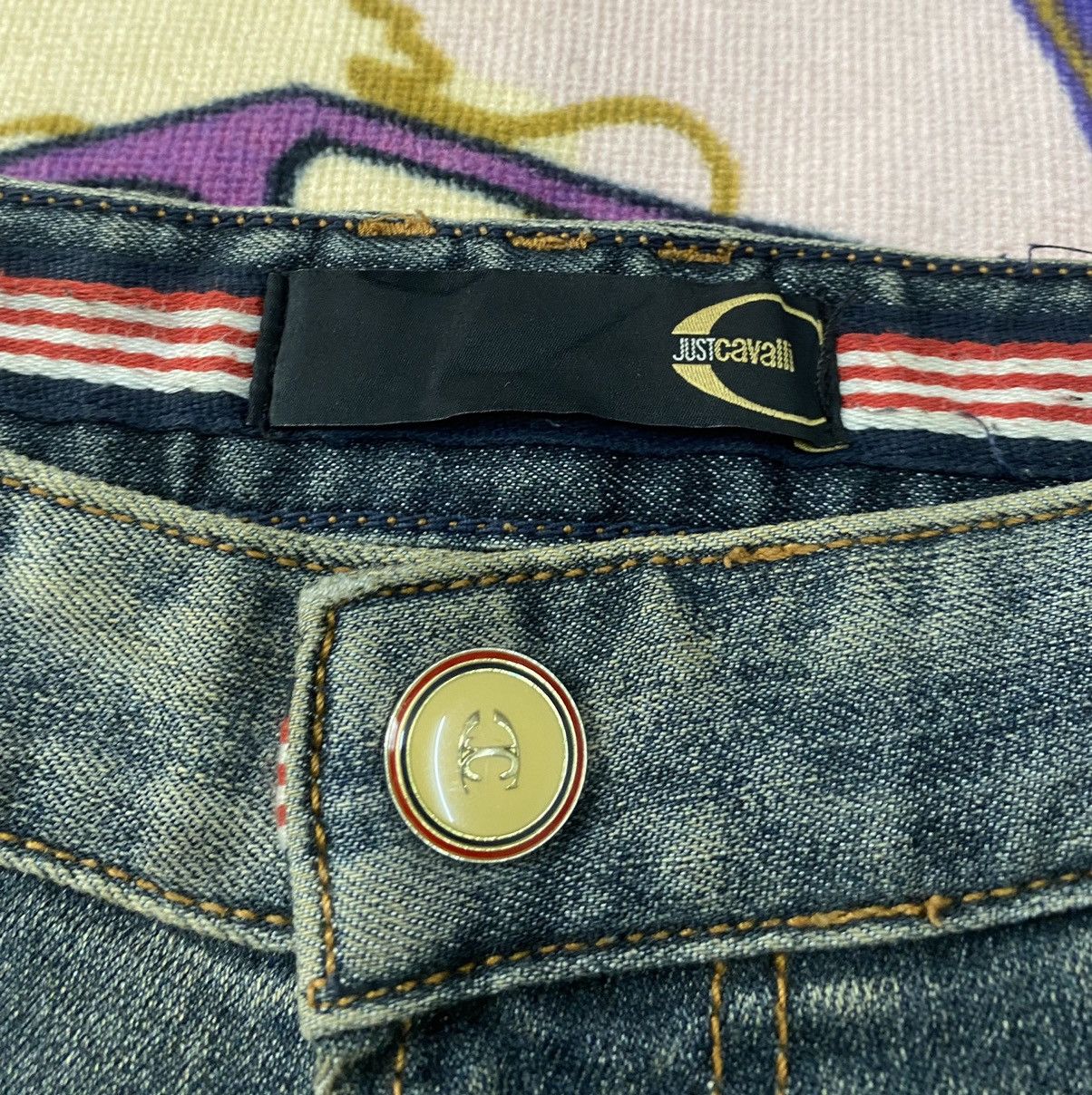 Just Cavalli JUST CAVALLI Denim Jeans x Rare Design Size US 34 / EU 50 - 11 Thumbnail