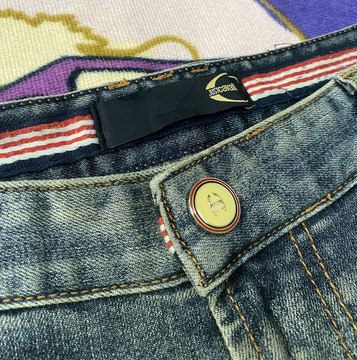 Just Cavalli JUST CAVALLI Denim Jeans x Rare Design Size US 34 / EU 50 - 10 Thumbnail