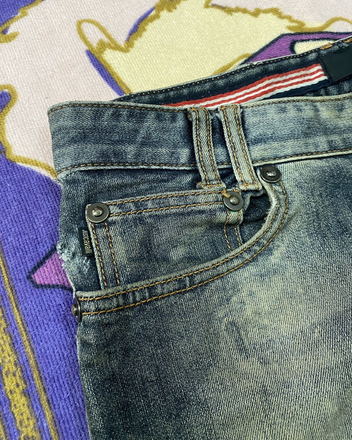 Just Cavalli JUST CAVALLI Denim Jeans x Rare Design Size US 34 / EU 50 - 8 Thumbnail