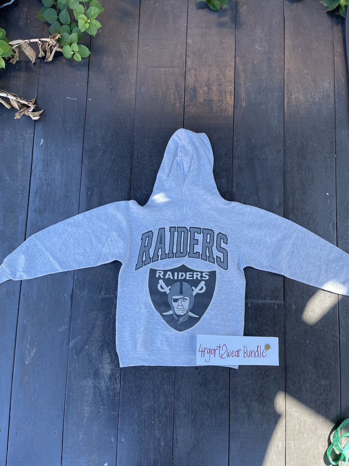 NFL × Vintage Vintage Rare Raiders Hoodie Size US XS / EU 42 / 0 - 6 Thumbnail