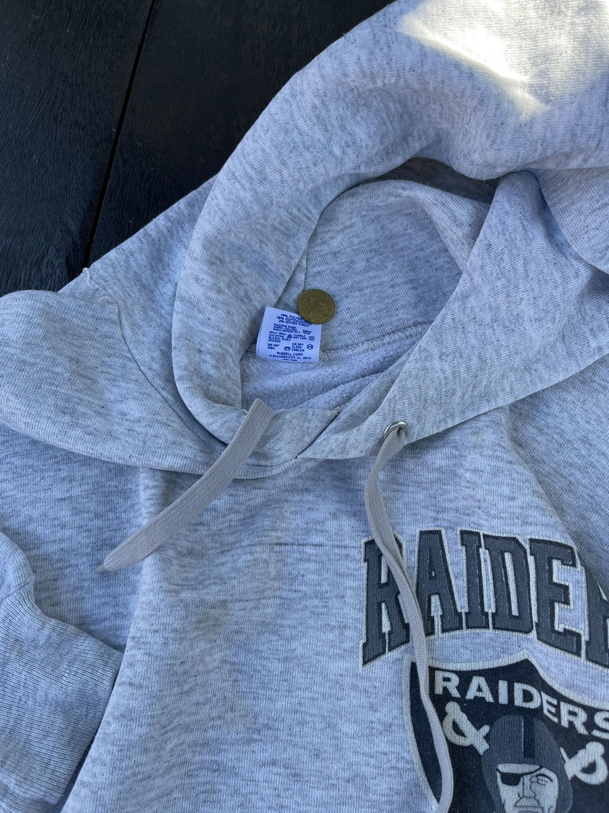 NFL × Vintage Vintage Rare Raiders Hoodie Size US XS / EU 42 / 0 - 10 Thumbnail