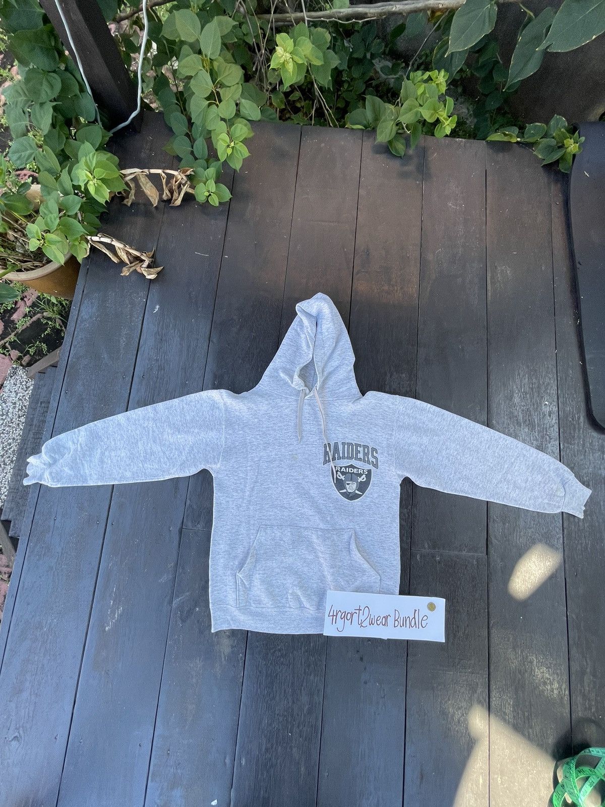 NFL × Vintage Vintage Rare Raiders Hoodie Size US XS / EU 42 / 0 - 1 Thumbnail