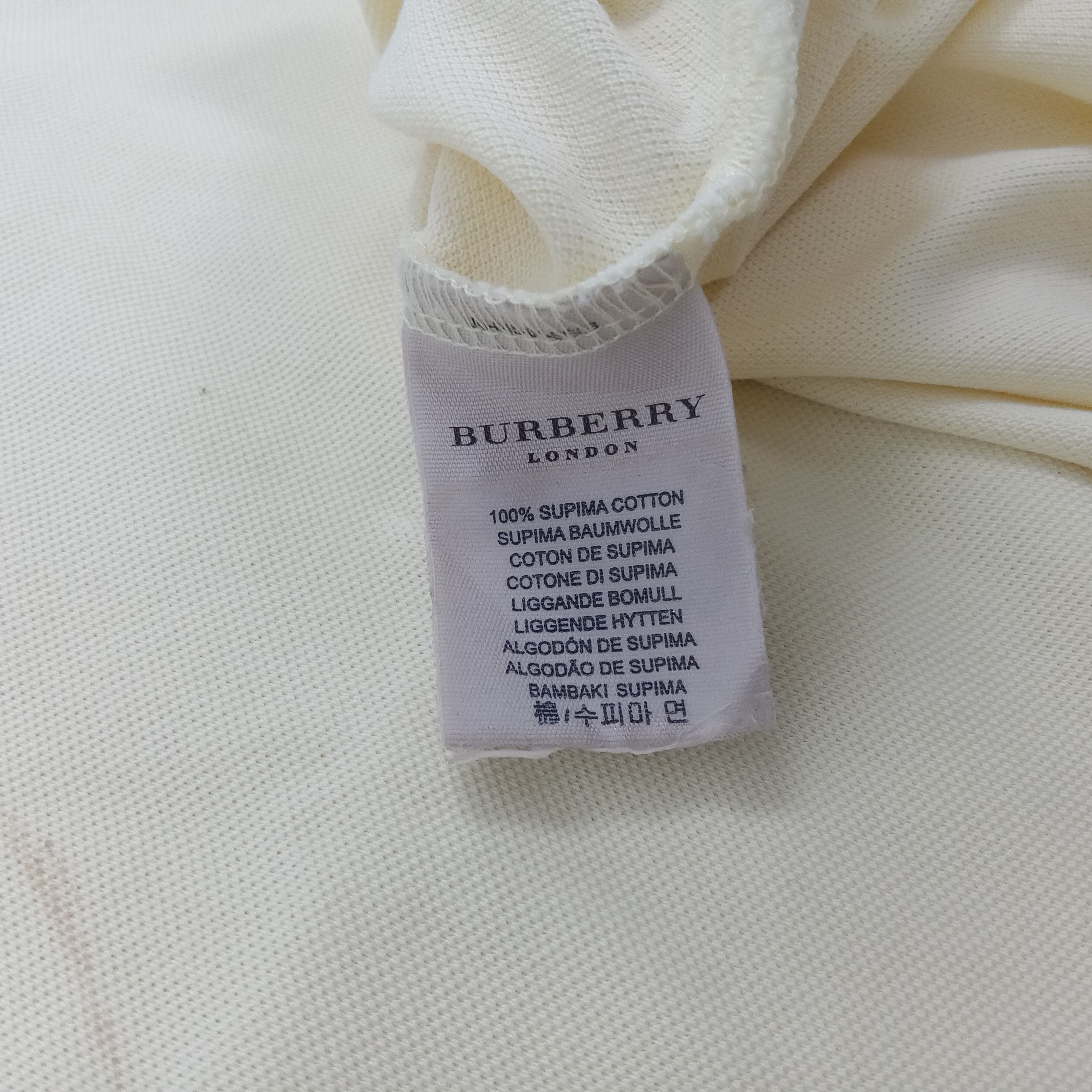 Burberry × Vintage Burberry London Nova Check Collar Design Polo Shirt Size US L / EU 52-54 / 3 - 5 Thumbnail