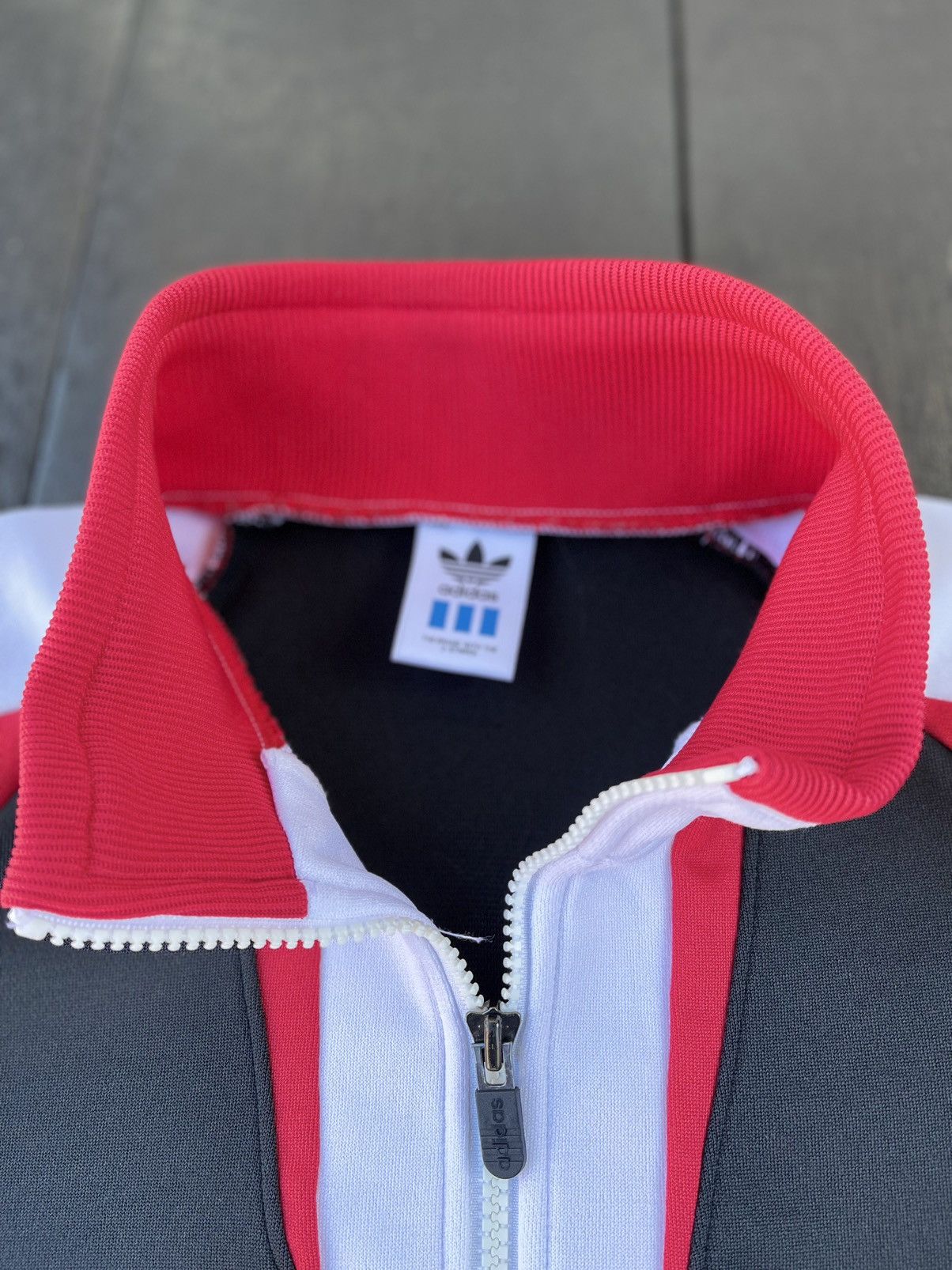 Adidas × Vintage Adidas Centre Logo Halfzip Sweater Size US XL / EU 56 / 4 - 4 Thumbnail