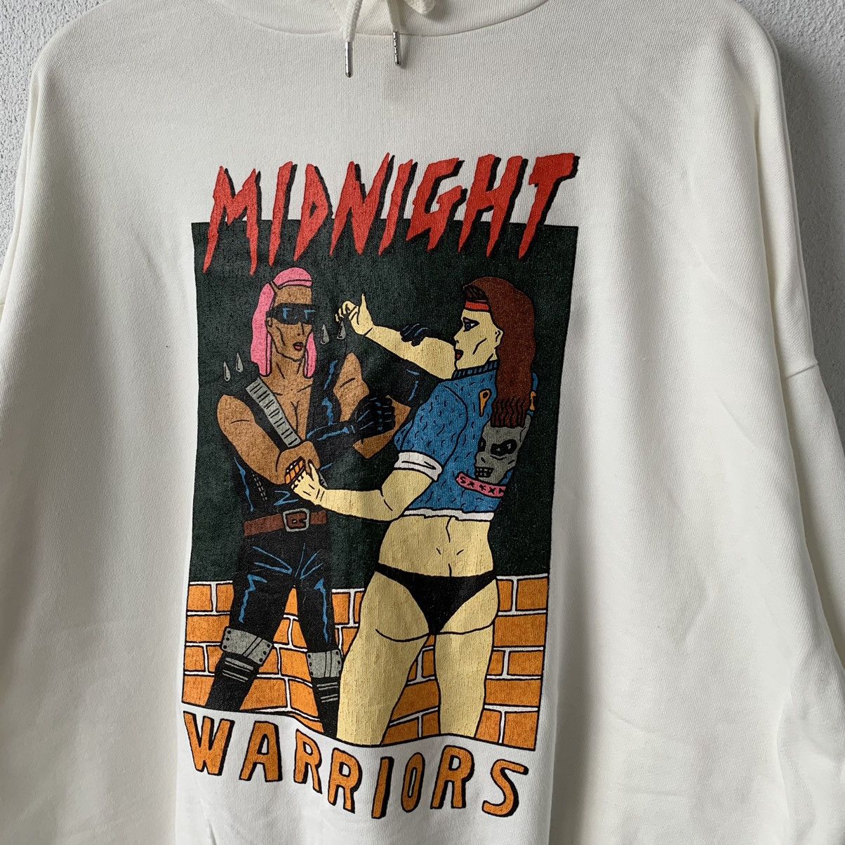 Japanese Brand PUNYUS hoodie spell out big design.. MIDNIGHT WARRIORS Size US XXL / EU 58 / 5 - 3 Thumbnail