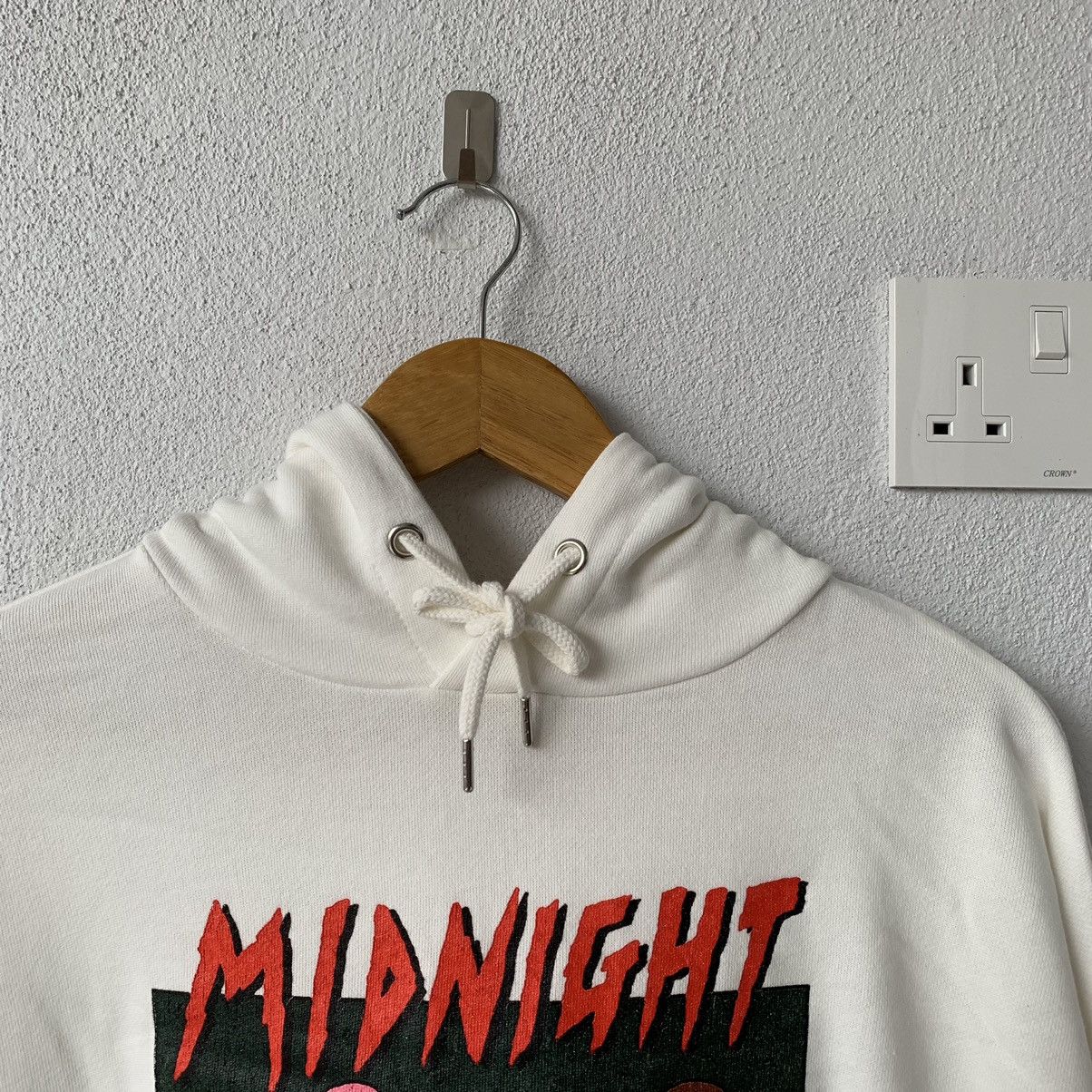Japanese Brand PUNYUS hoodie spell out big design.. MIDNIGHT WARRIORS Size US XXL / EU 58 / 5 - 4 Thumbnail