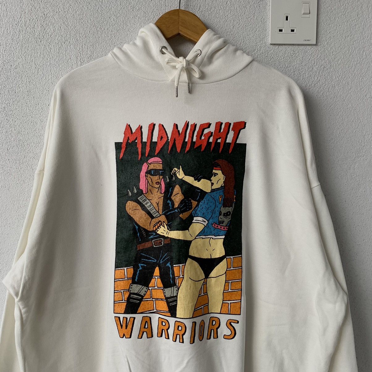 Japanese Brand PUNYUS hoodie spell out big design.. MIDNIGHT WARRIORS Size US XXL / EU 58 / 5 - 1 Thumbnail