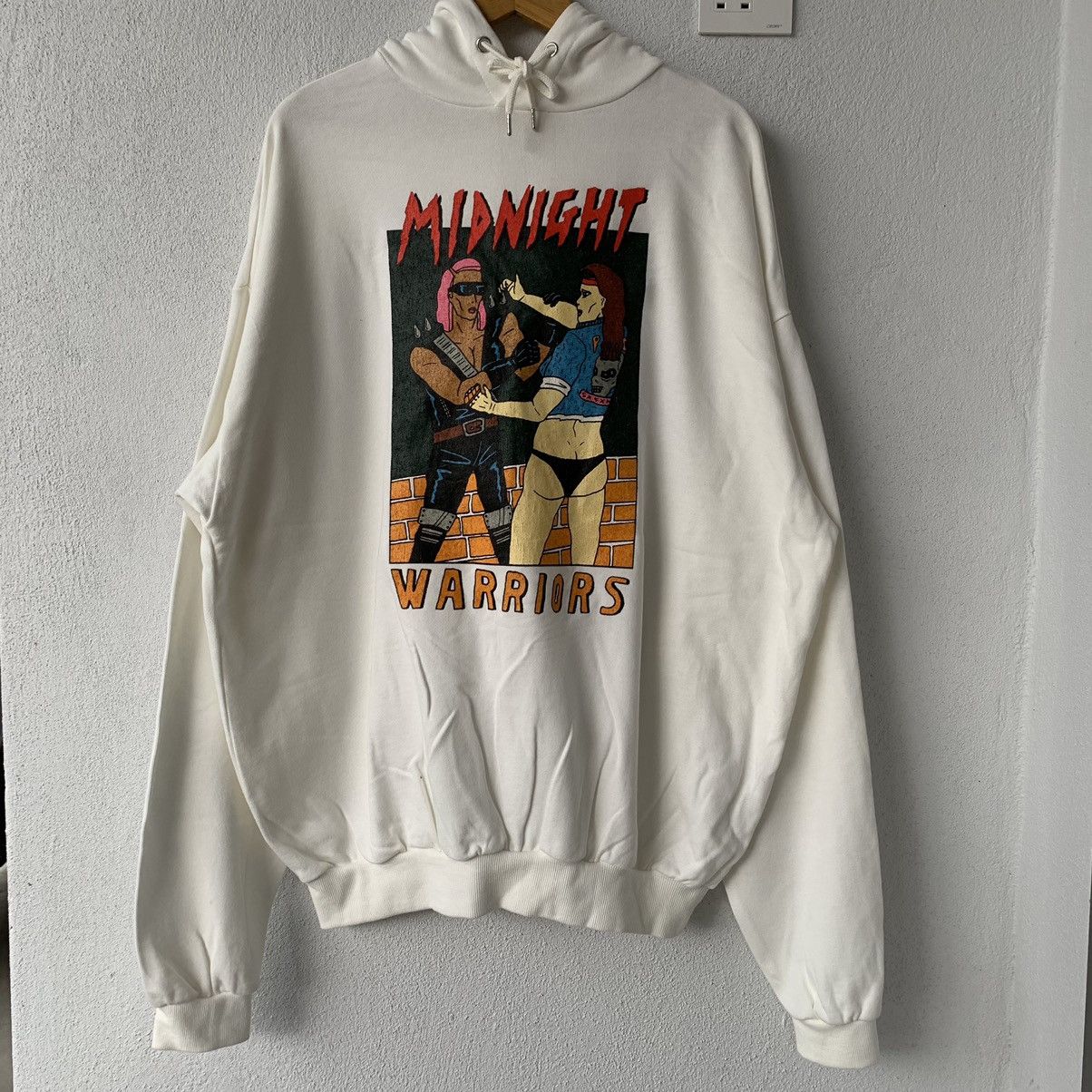 Japanese Brand PUNYUS hoodie spell out big design.. MIDNIGHT WARRIORS Size US XXL / EU 58 / 5 - 2 Thumbnail