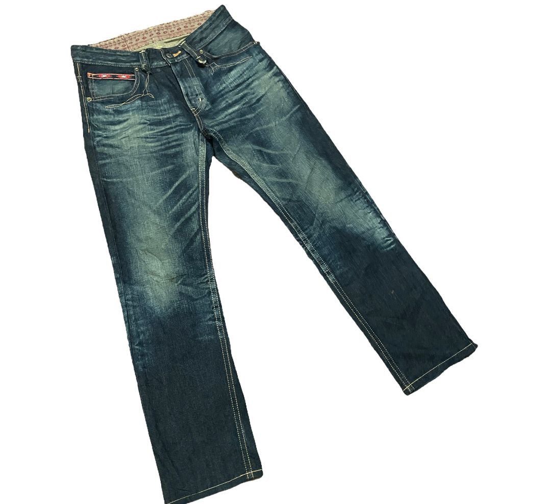 Edwin Edwin XV Exclusive VTG 1998 Made In Japan Stonewash Jeans Size US 34 / EU 50 - 6 Thumbnail