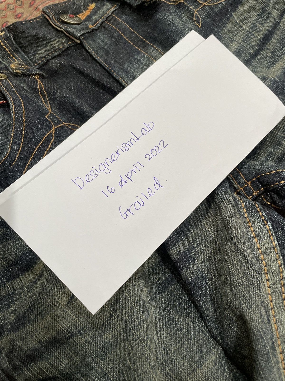 Edwin Edwin XV Exclusive VTG 1998 Made In Japan Stonewash Jeans Size US 34 / EU 50 - 17 Thumbnail