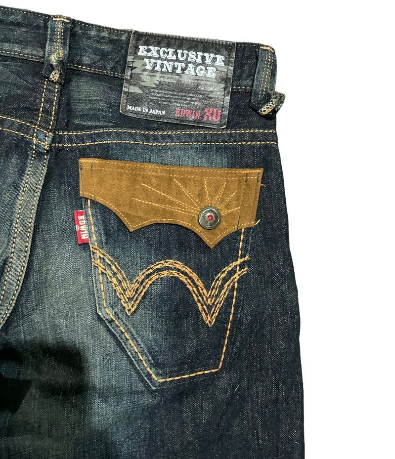 Edwin Edwin XV Exclusive VTG 1998 Made In Japan Stonewash Jeans Size US 34 / EU 50 - 8 Thumbnail