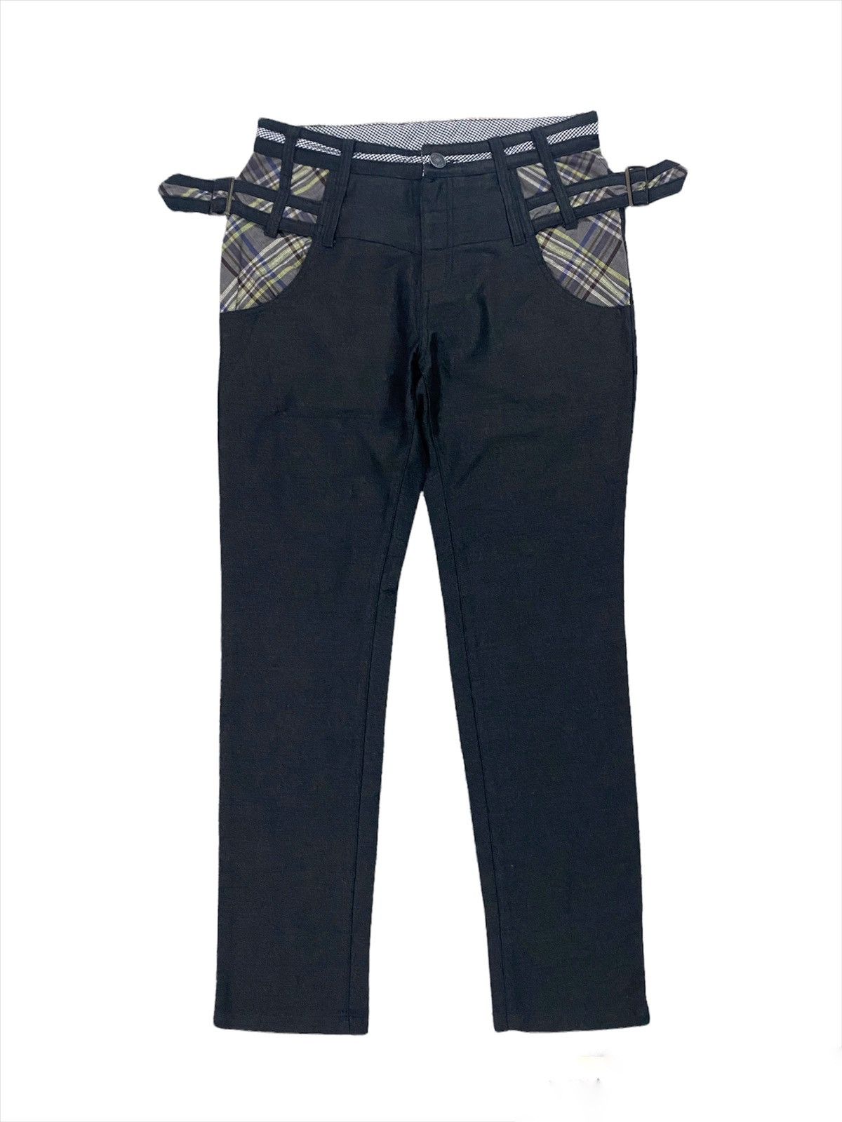 image of N Hoolywood x Vintage N. Hollywood Double Waist Seditionaries Casual Pant in Dark Grey (Size 31)