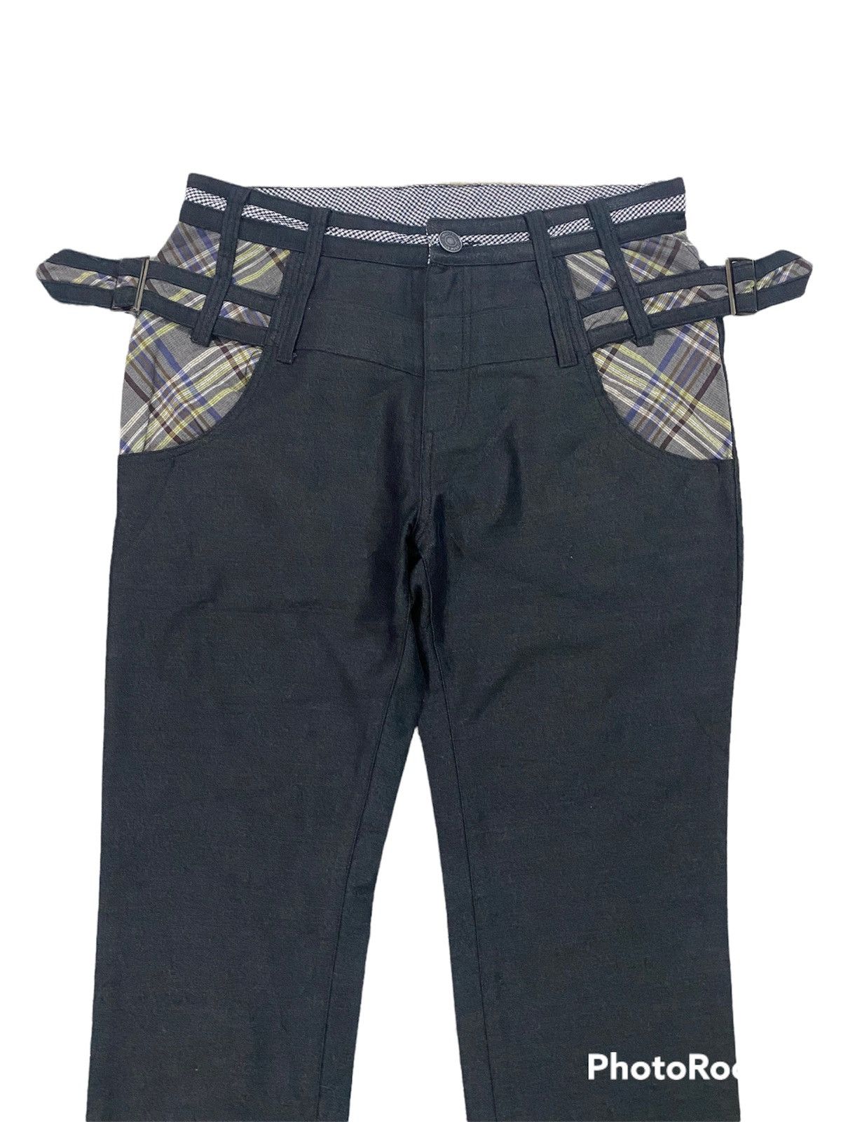 N.Hoolywood 💥Japanese designer N.Hollywood Double Waist Pant Size US 31 - 6 Thumbnail