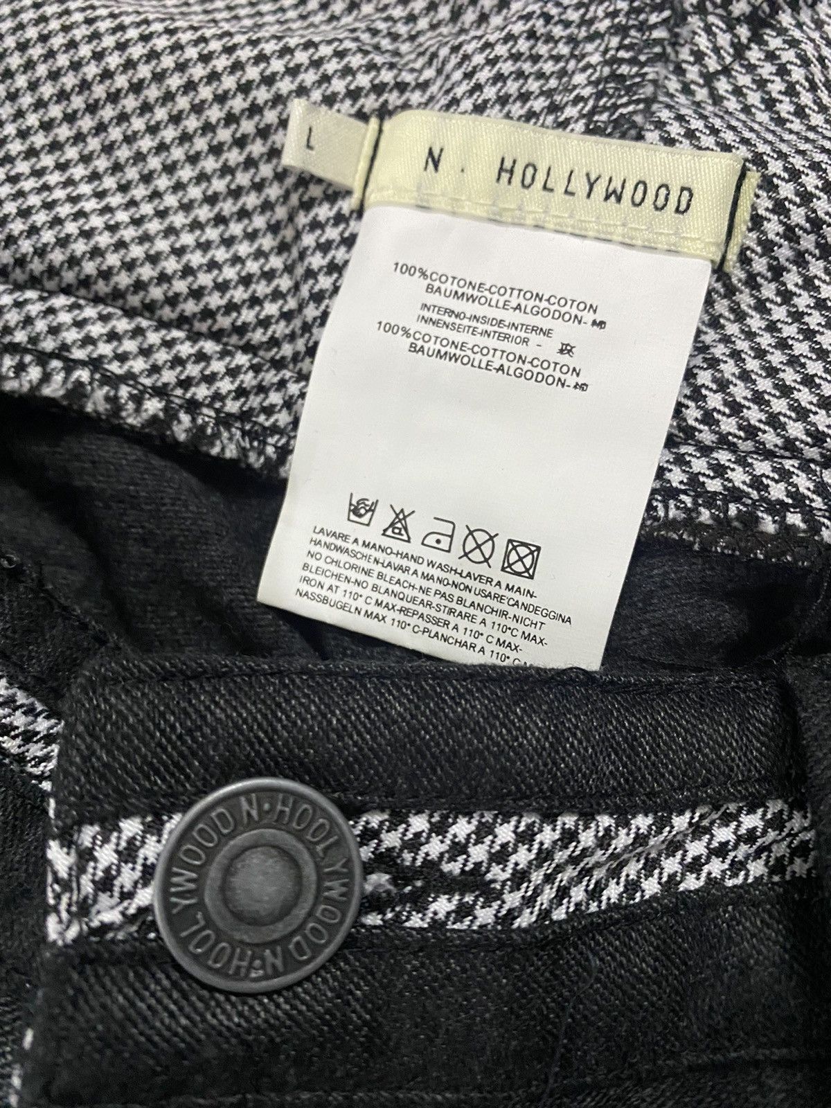N.Hoolywood 💥Japanese designer N.Hollywood Double Waist Pant Size US 31 - 8 Thumbnail