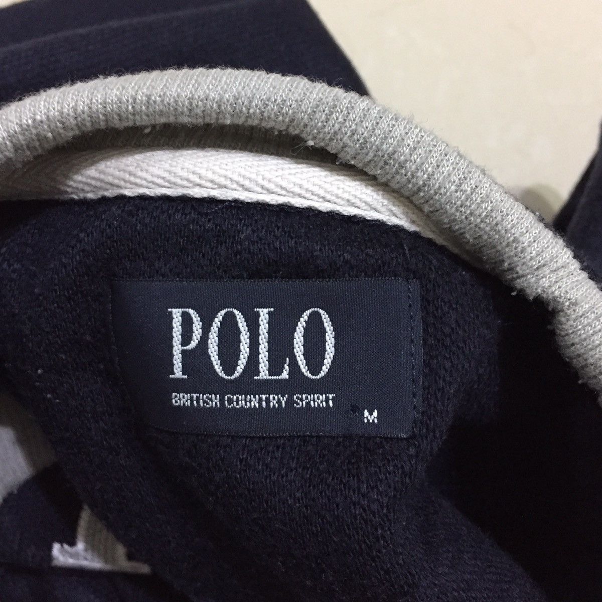Vintage POLO SWEATSHIRT FLEECE SPELL OUT BIG LOGO M FITS XXL Size US XXL / EU 58 / 5 - 7 Thumbnail