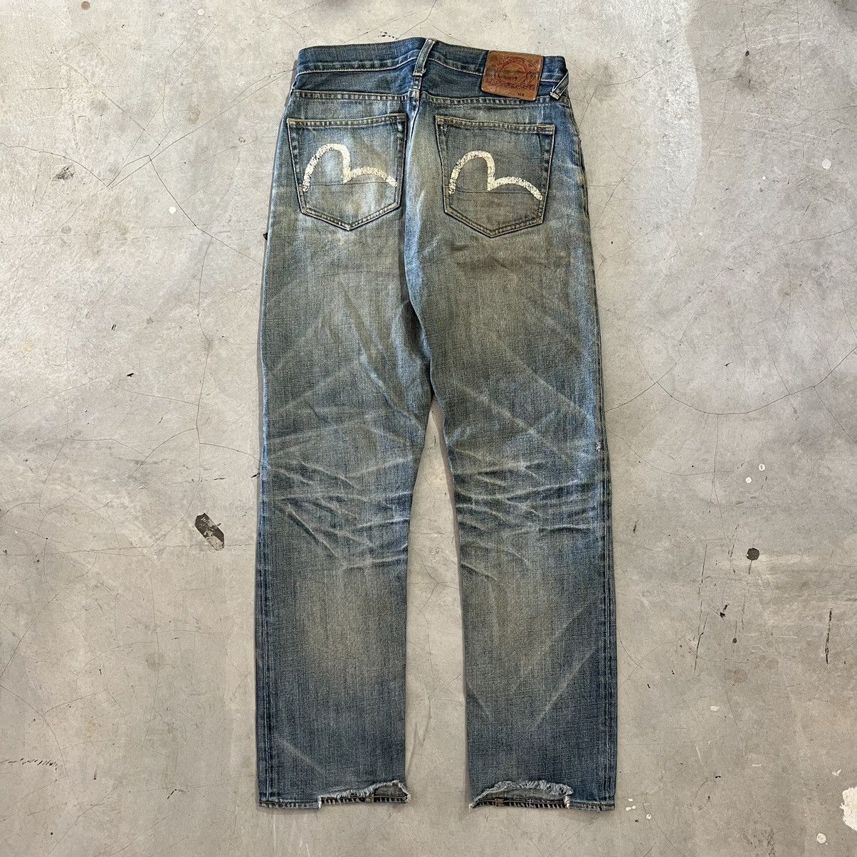 Evisu Genes Jeans authentic Vintage Distressed Evisu Genes Jeans Pants Size 31