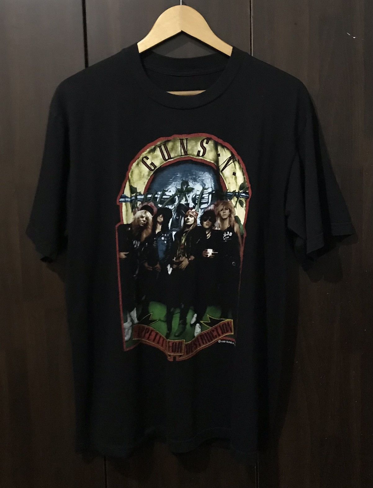 T-Shirt Ufficiale Guns N’ Roses Welcome To The Jungle – Mezza Manica, Lavabile In Lavatrice