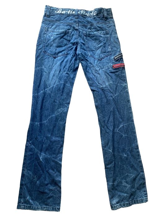 Distressed Denim JapaneseBrand Batsu Studio Jeans Multipocket