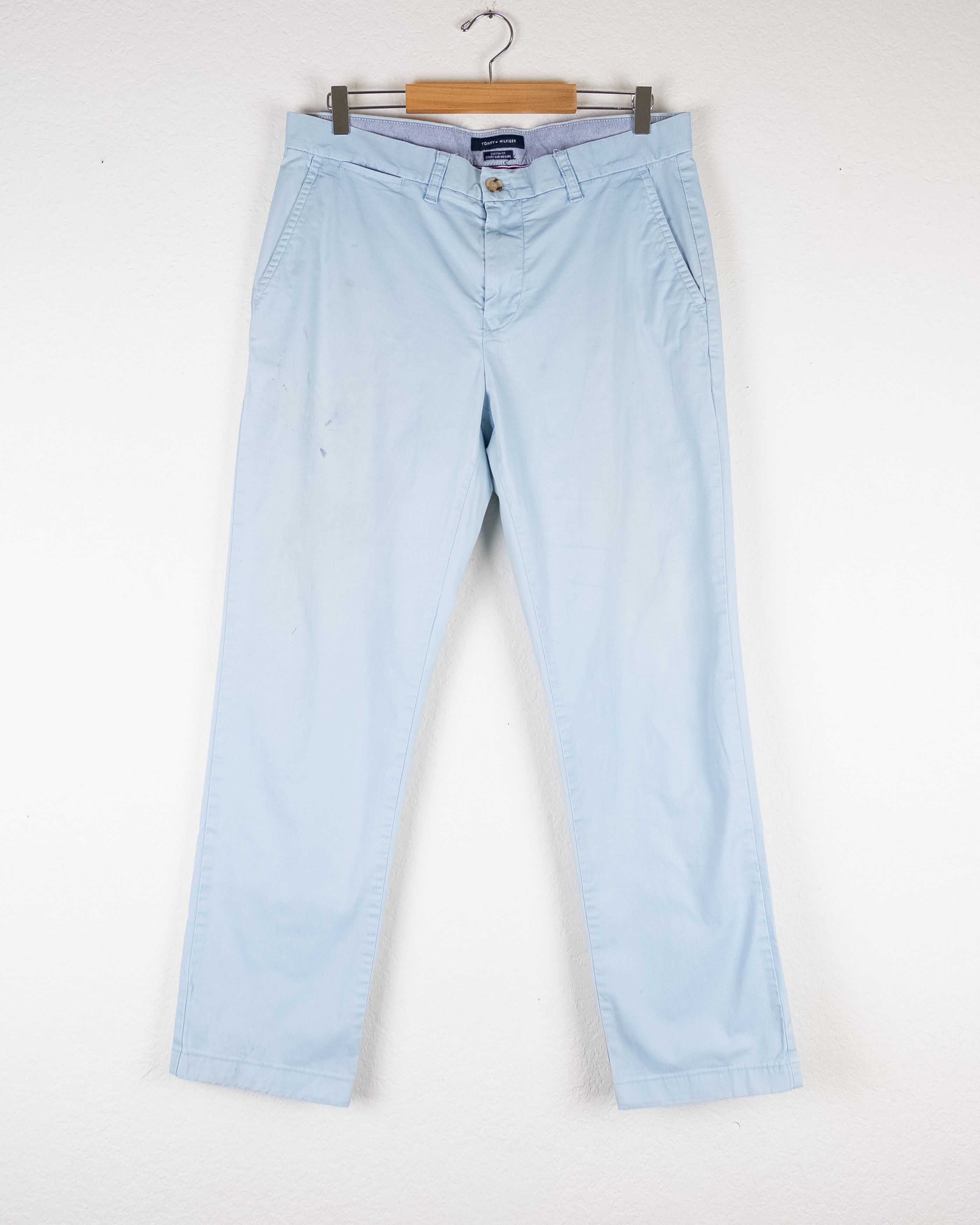 Vintage Tommy Hilfiger Baby Blue Chino Pants | Grailed