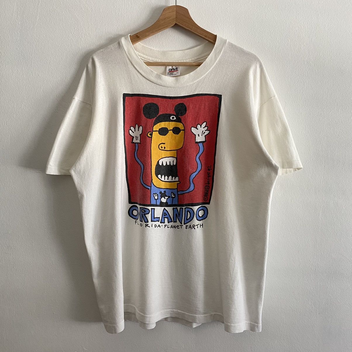 Vintage Bighed Orlando Art Tees Keith Haring inspired