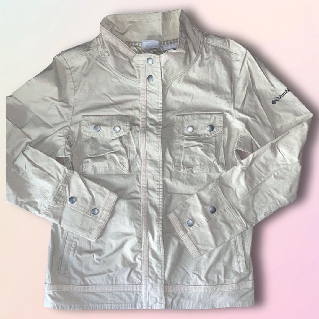 Columbia Columbia, Sun Shield, Lightweight, Beige Windbreaker Coat Size L / US 10 / IT 46 - 12 Thumbnail