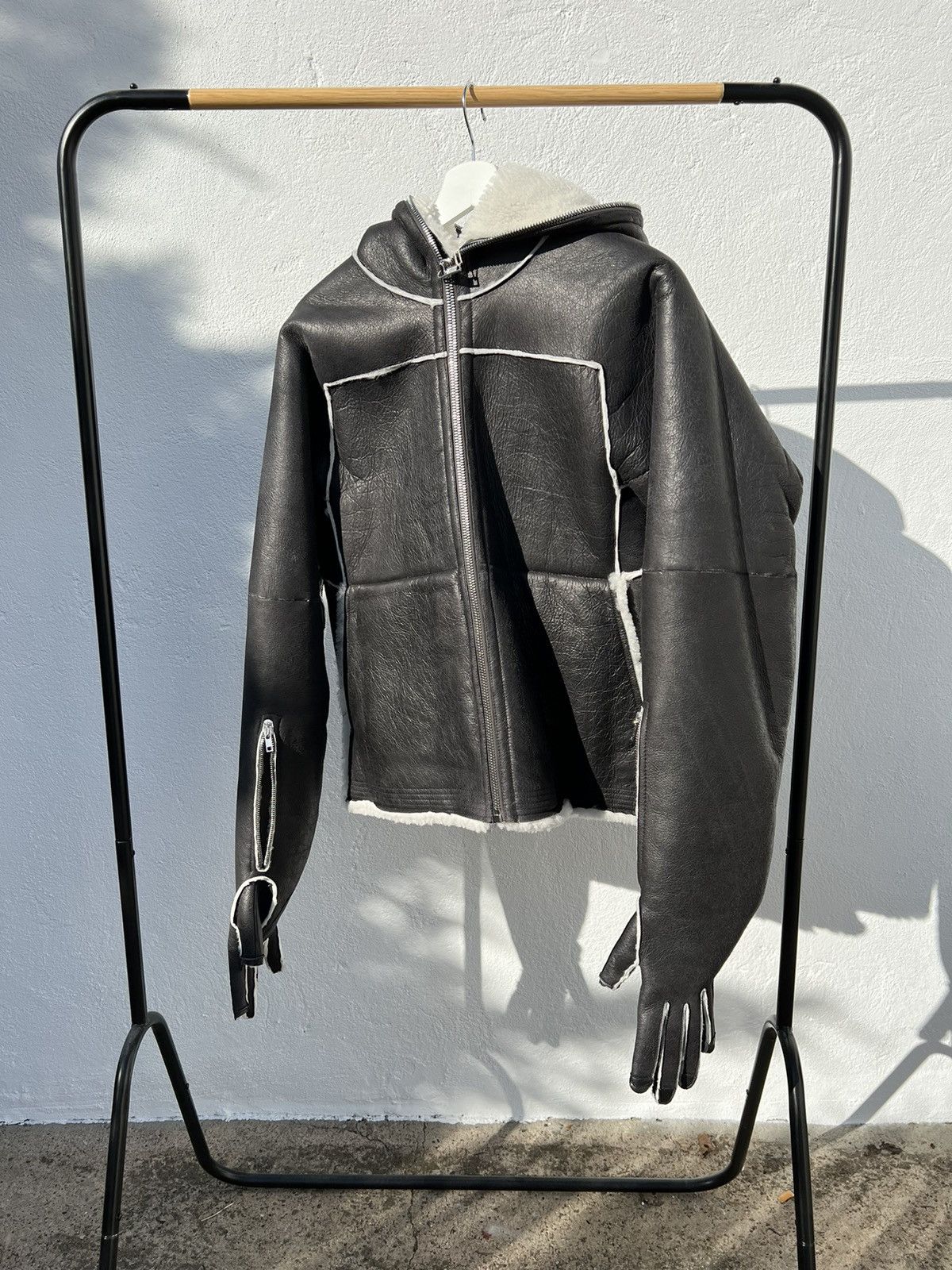 Rick Owens ARCHIVE Rick Owens FW21 "Gethsemane" Gloved Hooded Jacket Size US M / EU 48-50 / 2 - 7 Thumbnail