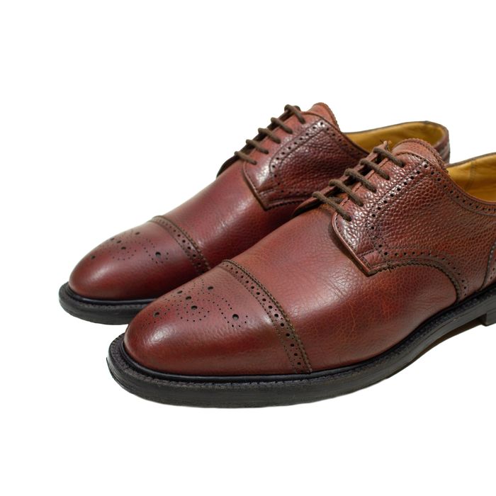 Alfred Sargent 640 Alfred Sargent Cap Toe Wingtip Shoes Grain Leather