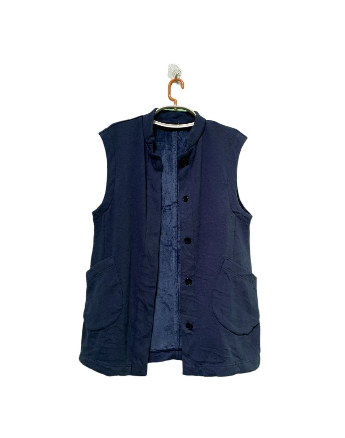 Yohji Yamamoto Designer Yohji Yamamoto Y’s for living button jacket Vest Size US L / EU 52-54 / 3 - 3 Thumbnail