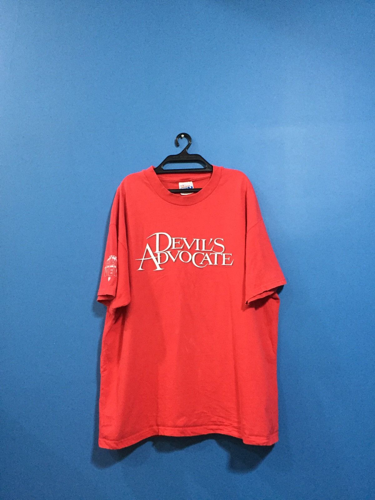 Vintage Vintage 90s Devil Advocates keanu Reeve al pacino Movies Tee Size US XL / EU 56 / 4 - 1 Thumbnail