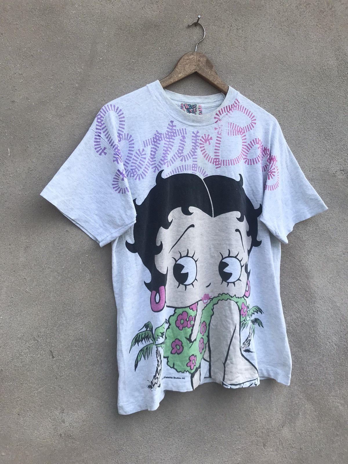 Cartoon Network × Vintage RARE VINTAGE 90s BETTY BOOP SPELLOUT TEES Size US L / EU 52-54 / 3 - 3 Thumbnail
