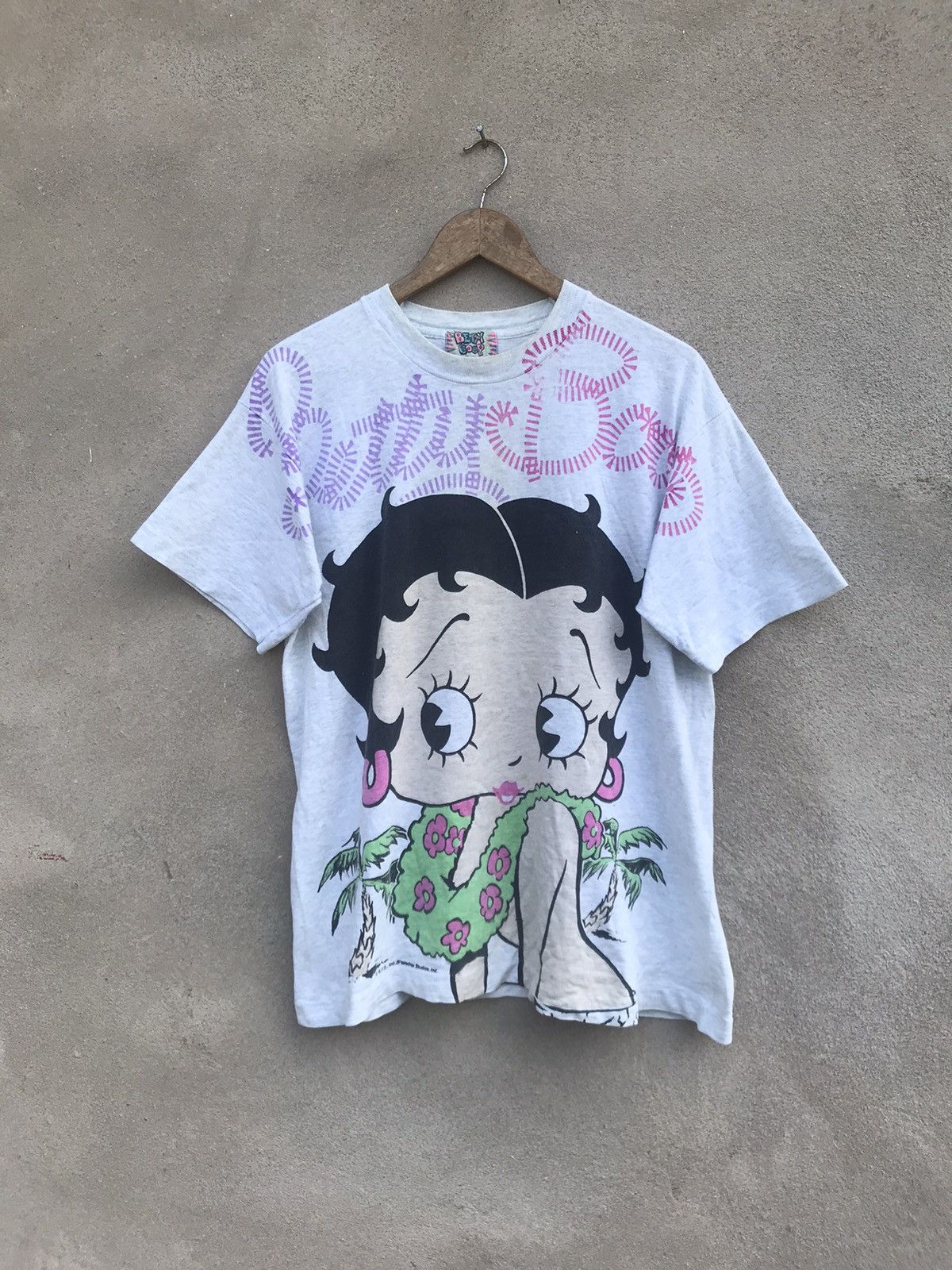 Cartoon Network × Vintage RARE VINTAGE 90s BETTY BOOP SPELLOUT TEES Size US L / EU 52-54 / 3 - 2 Thumbnail