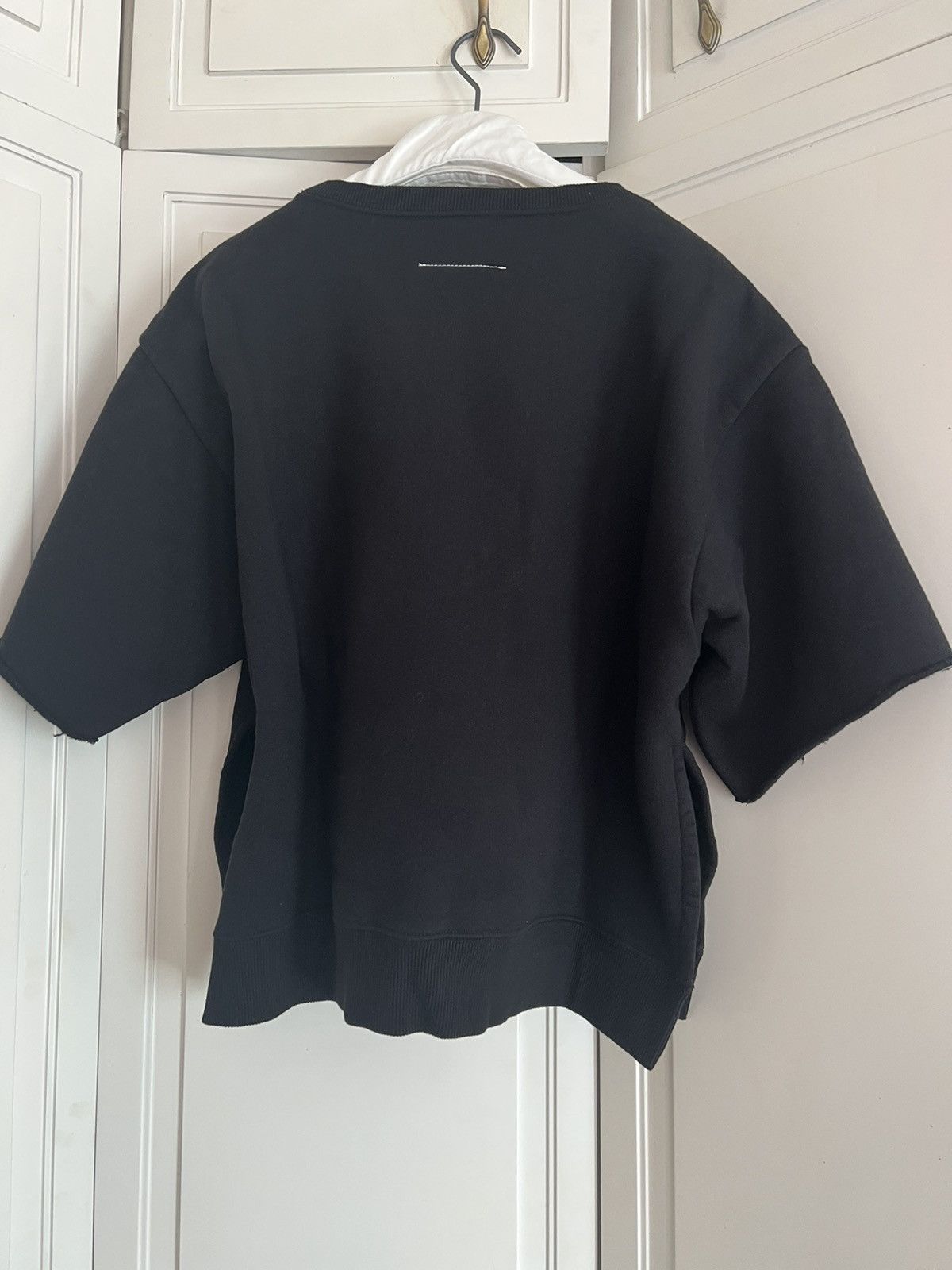 Maison Margiela Maison Margiela MM6 Glitter logo fleece top sweatshirt Size S / US 4 / IT 40 - 3 Thumbnail