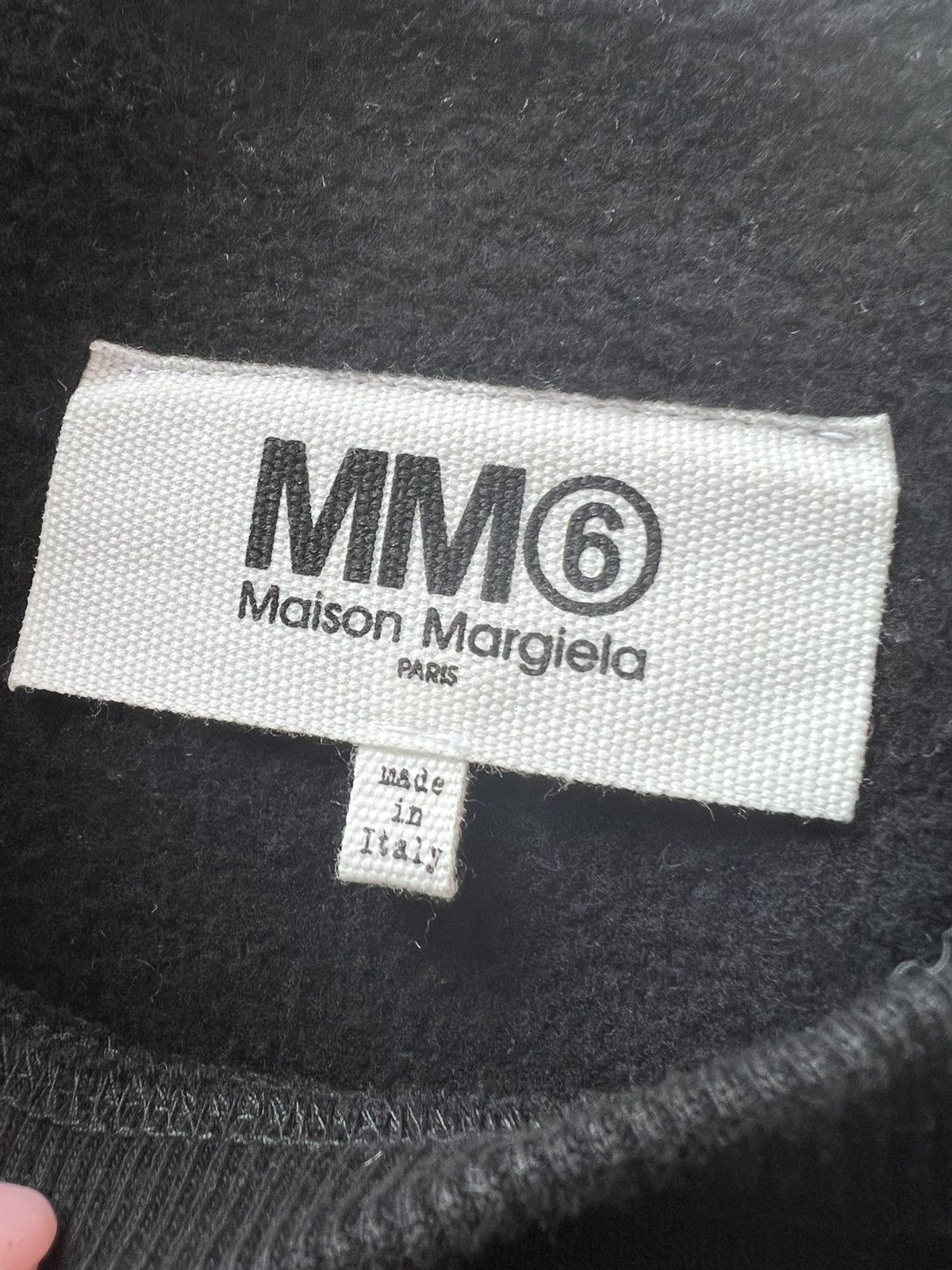 Maison Margiela Maison Margiela MM6 Glitter logo fleece top sweatshirt Size S / US 4 / IT 40 - 6 Thumbnail