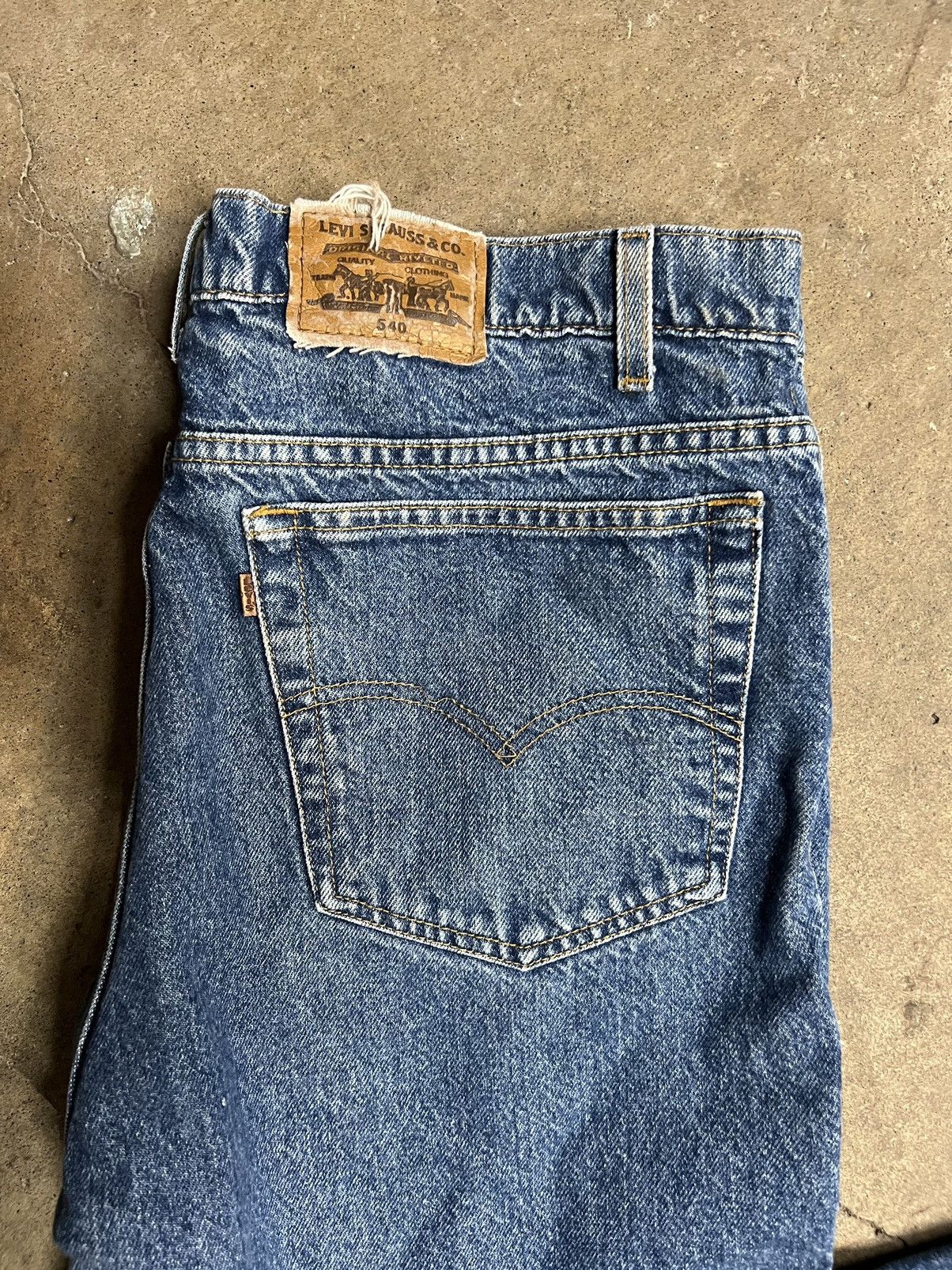 Levi's × Vintage Vintage Levi's Strauss Orange Tab Denim Jeans Size US 36 / EU 52 - 2 Thumbnail