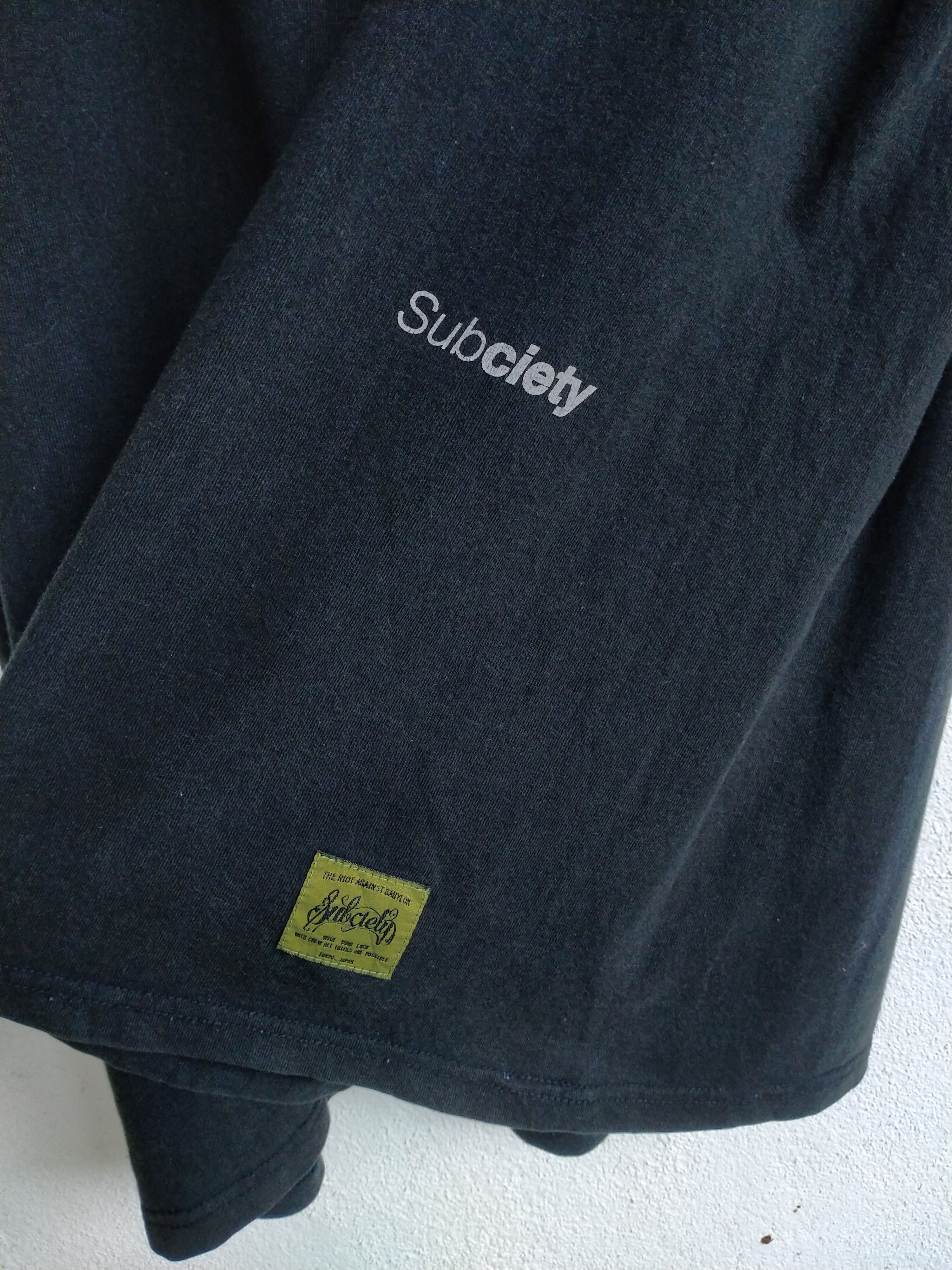 Japanese Brand Cyberweek 💥 Repost / Sub Society Tokyo t-shirt Size US XL / EU 56 / 4 - 3 Thumbnail