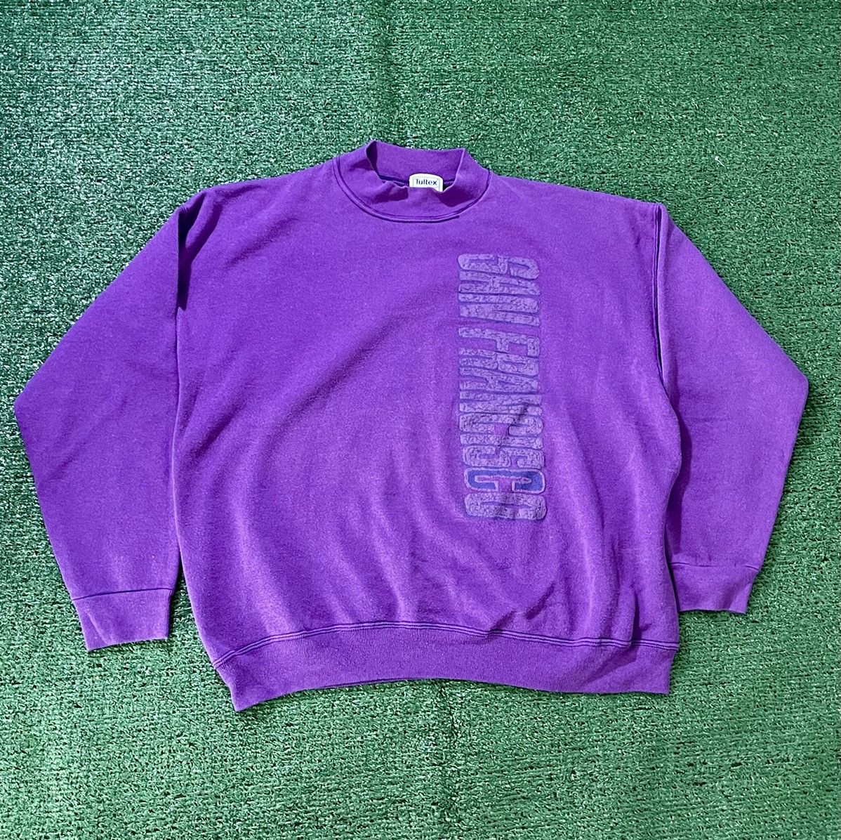 Tultex Vintage 80s San Francisco Crewneck Sweatshirt Made in USA Size L / US 10 / IT 46 - 1 Thumbnail
