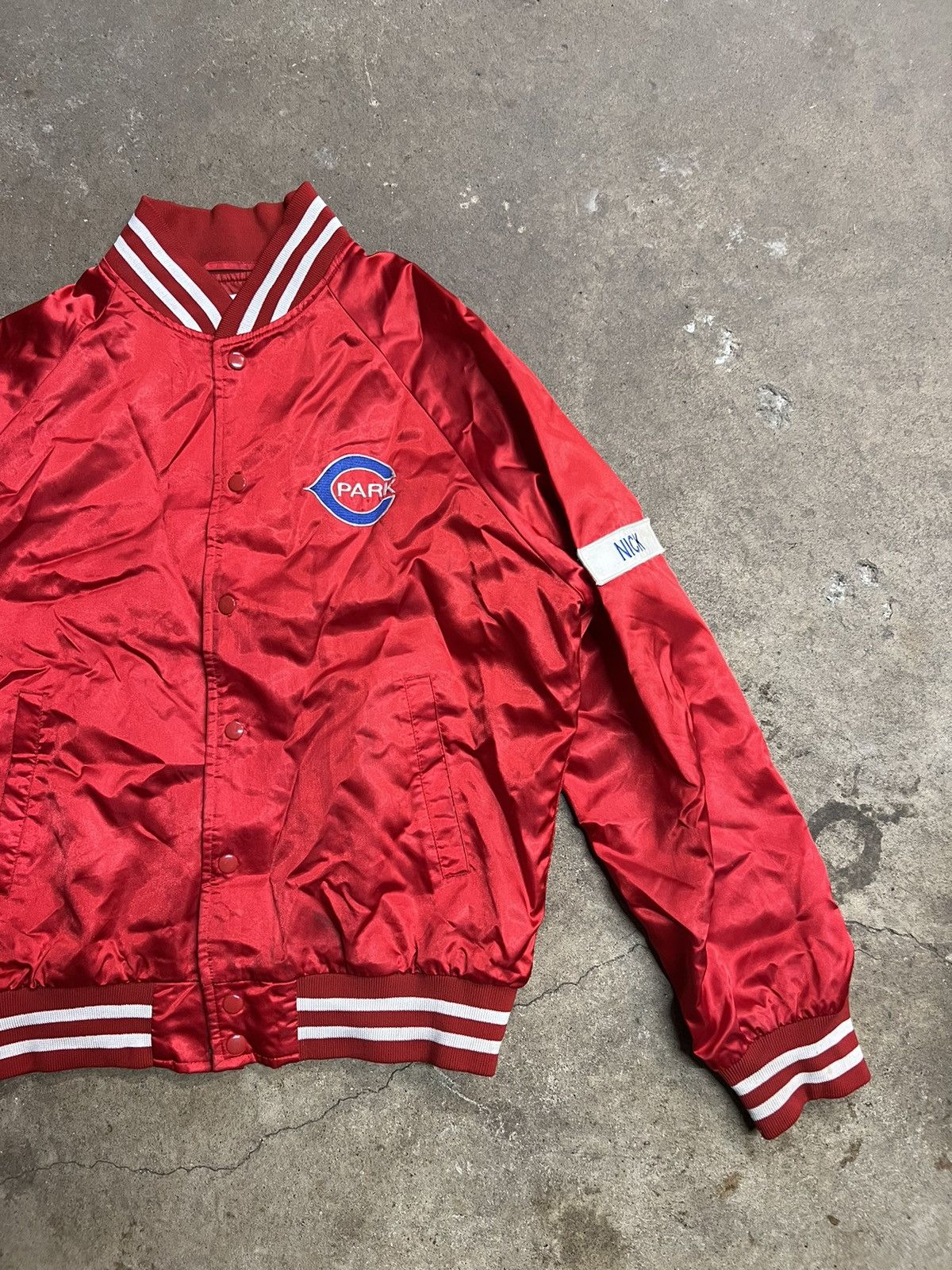 Vintage Vintage 90's Confederation Park Satin Jacket Size US L / EU 52-54 / 3 - 5 Thumbnail