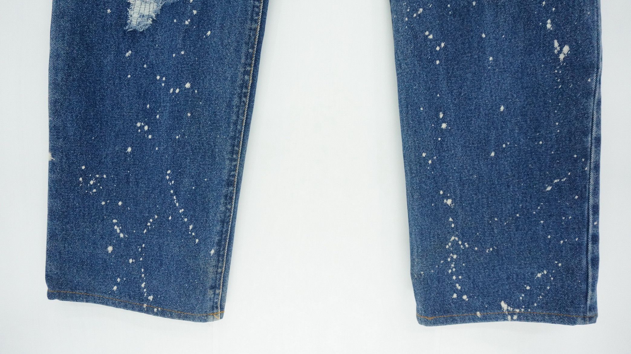Japanese Brand Vintage Japan UPSTART Bleach Splattered Jeans Size US 34 / EU 50 - 8 Thumbnail