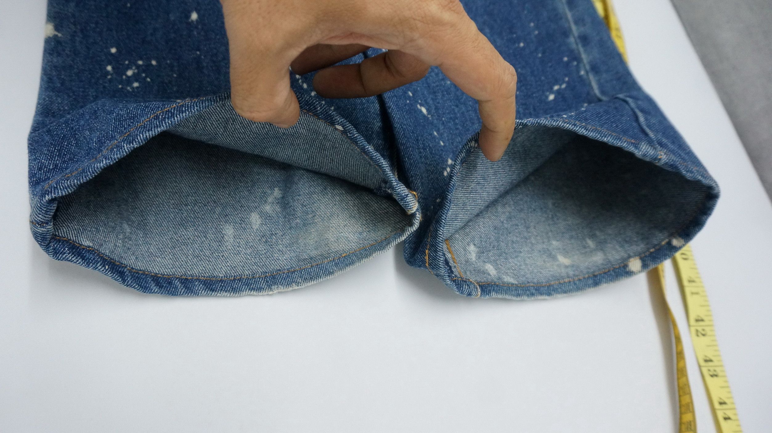 Japanese Brand Vintage Japan UPSTART Bleach Splattered Jeans Size US 34 / EU 50 - 20 Thumbnail