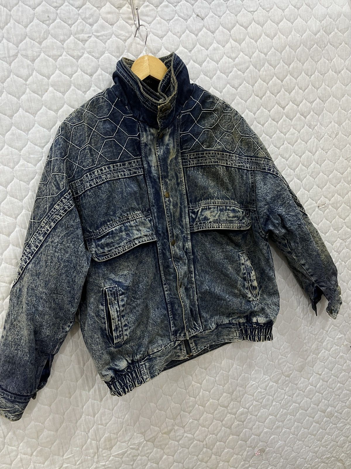 Vintage (Zz). VINTAGE DENIM SHERPA JACKET Size US L / EU 52-54 / 3 - 3 Thumbnail