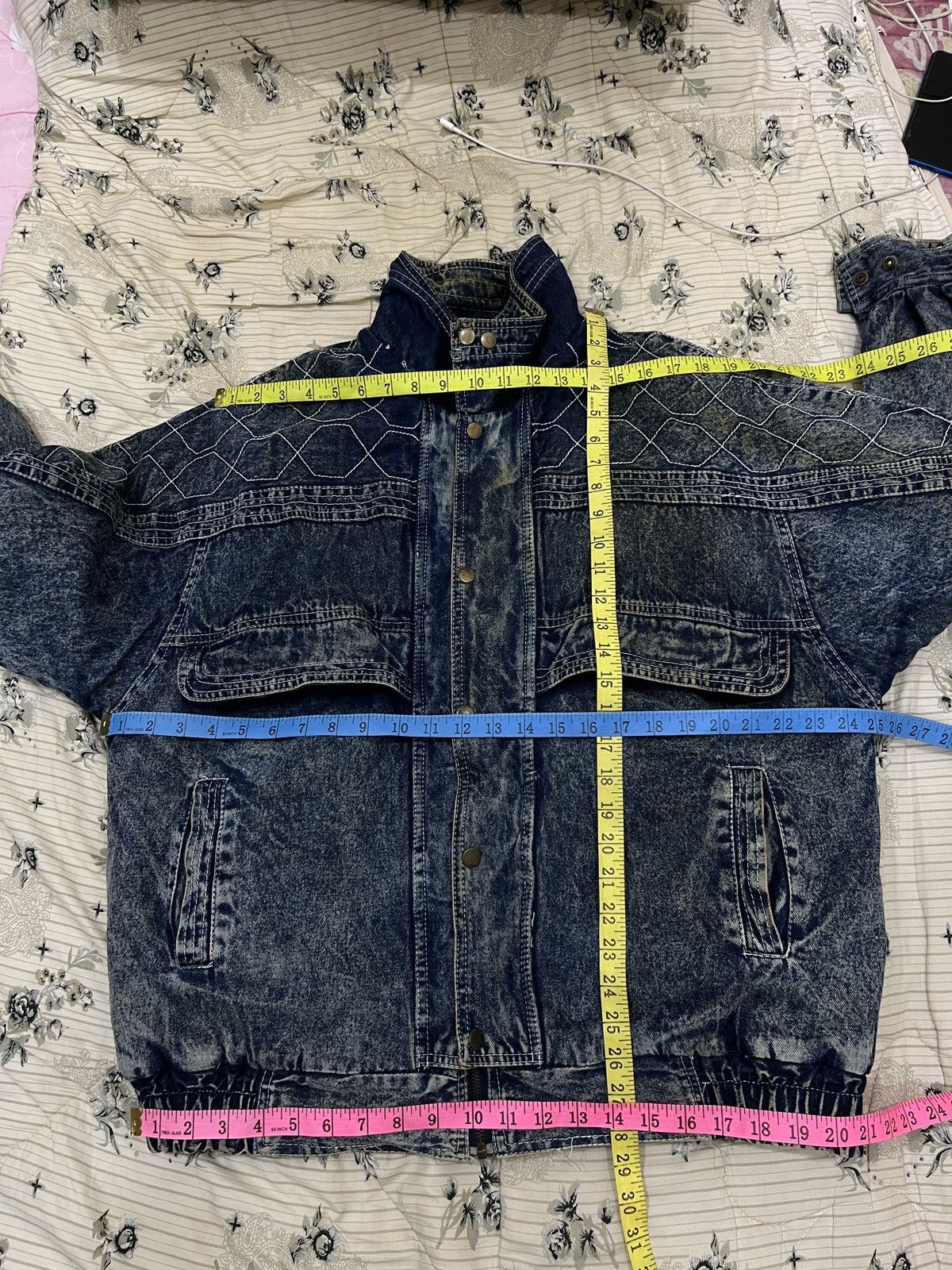 Vintage (Zz). VINTAGE DENIM SHERPA JACKET Size US L / EU 52-54 / 3 - 13 Thumbnail