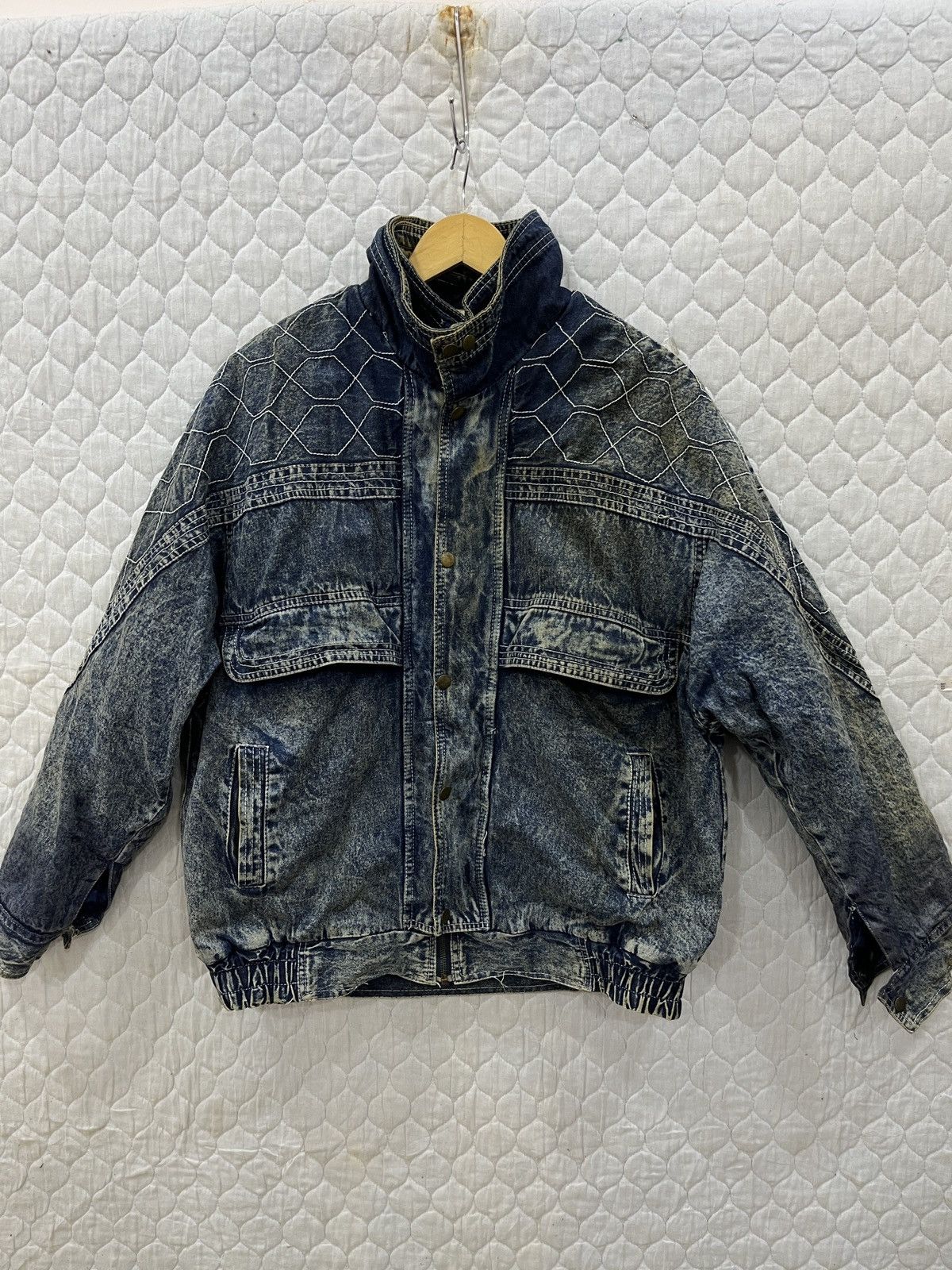Vintage (Zz). VINTAGE DENIM SHERPA JACKET Size US L / EU 52-54 / 3 - 1 Thumbnail