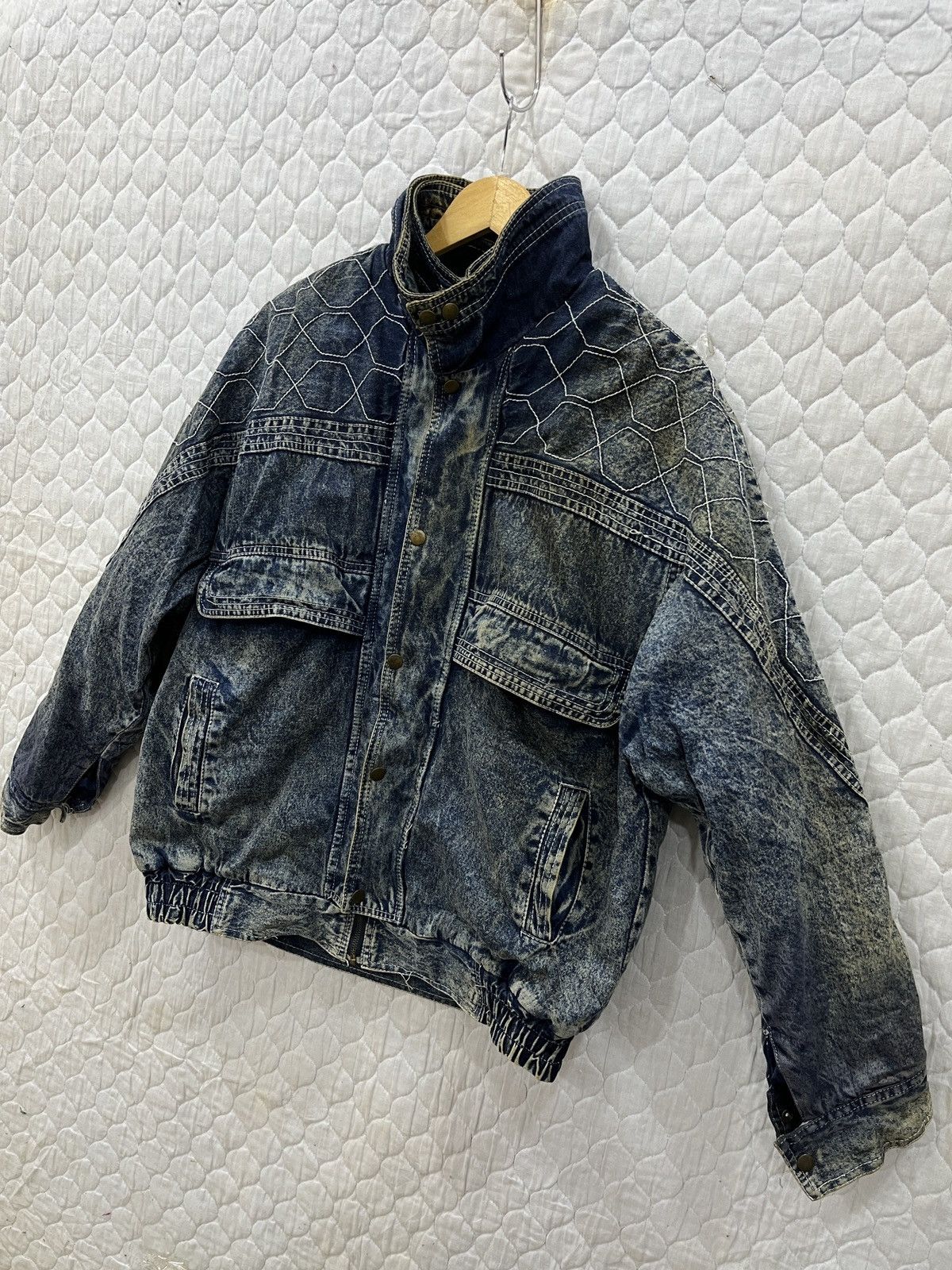 Vintage (Zz). VINTAGE DENIM SHERPA JACKET Size US L / EU 52-54 / 3 - 2 Thumbnail