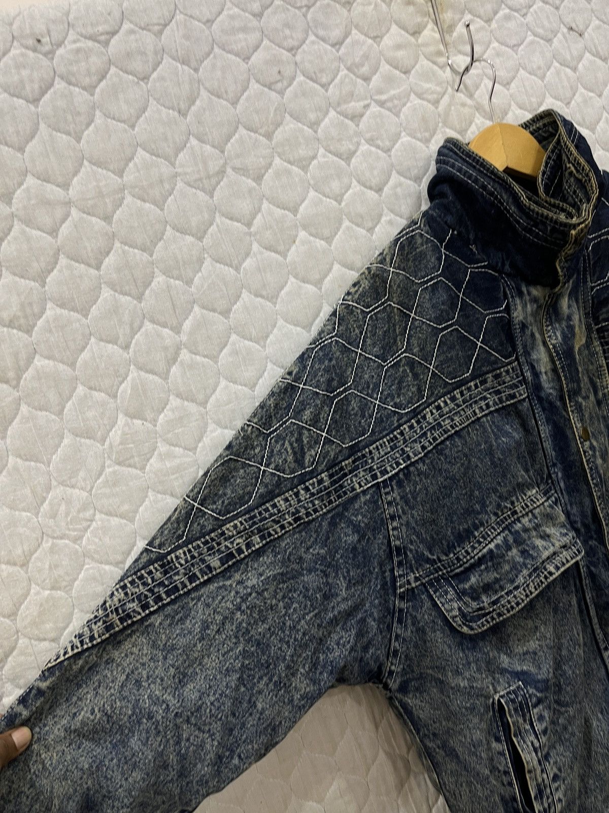 Vintage (Zz). VINTAGE DENIM SHERPA JACKET Size US L / EU 52-54 / 3 - 5 Thumbnail
