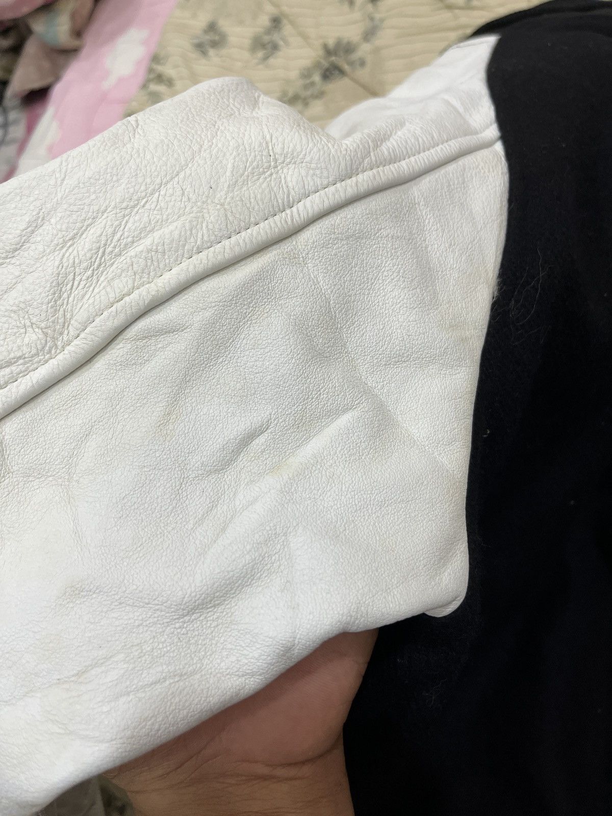 Japanese Brand (Zz). MAHAGRID DESIGNED GARMENTS VARSITY LEATHER SLEEVE Size US M / EU 48-50 / 2 - 16 Thumbnail