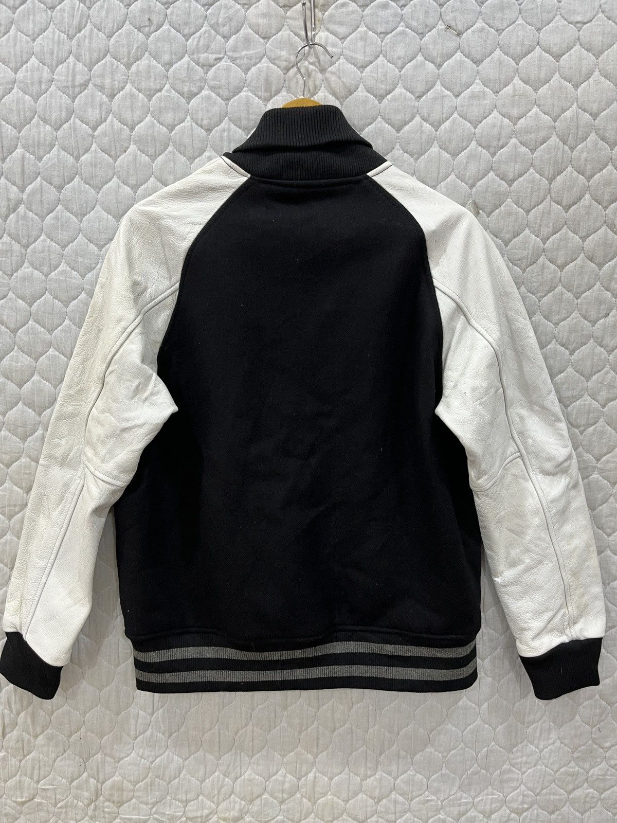 Japanese Brand (Zz). MAHAGRID DESIGNED GARMENTS VARSITY LEATHER SLEEVE Size US M / EU 48-50 / 2 - 4 Thumbnail