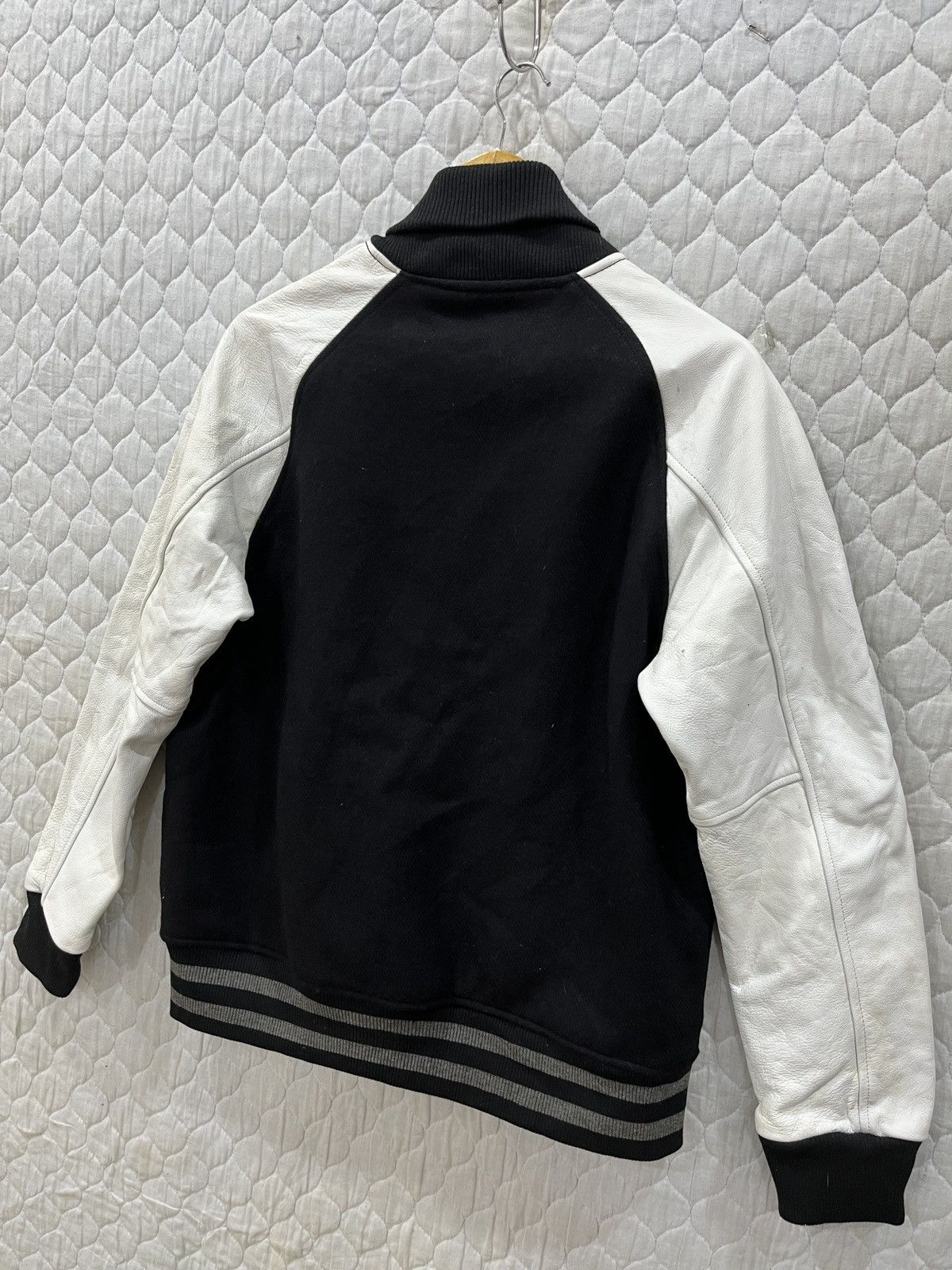 Japanese Brand (Zz). MAHAGRID DESIGNED GARMENTS VARSITY LEATHER SLEEVE Size US M / EU 48-50 / 2 - 5 Thumbnail