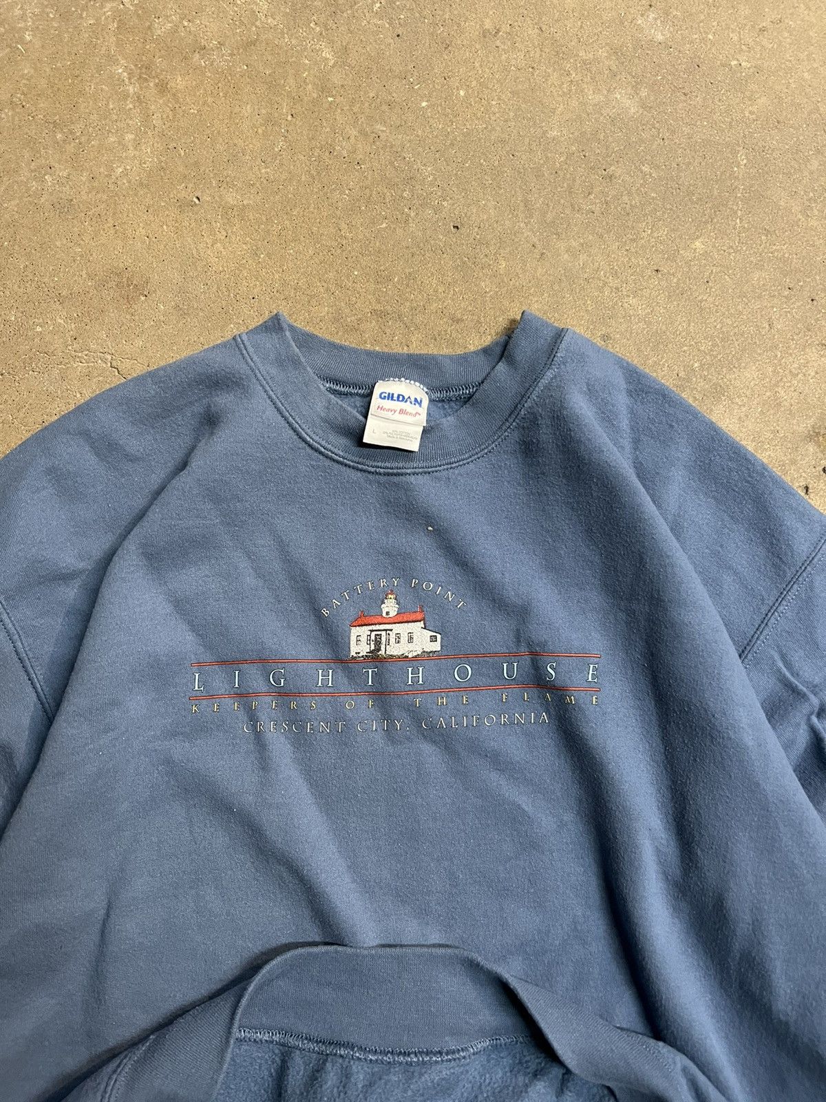 Vintage Vintage Lighthouse California Crewneck Size US L / EU 52-54 / 3 - 3 Thumbnail